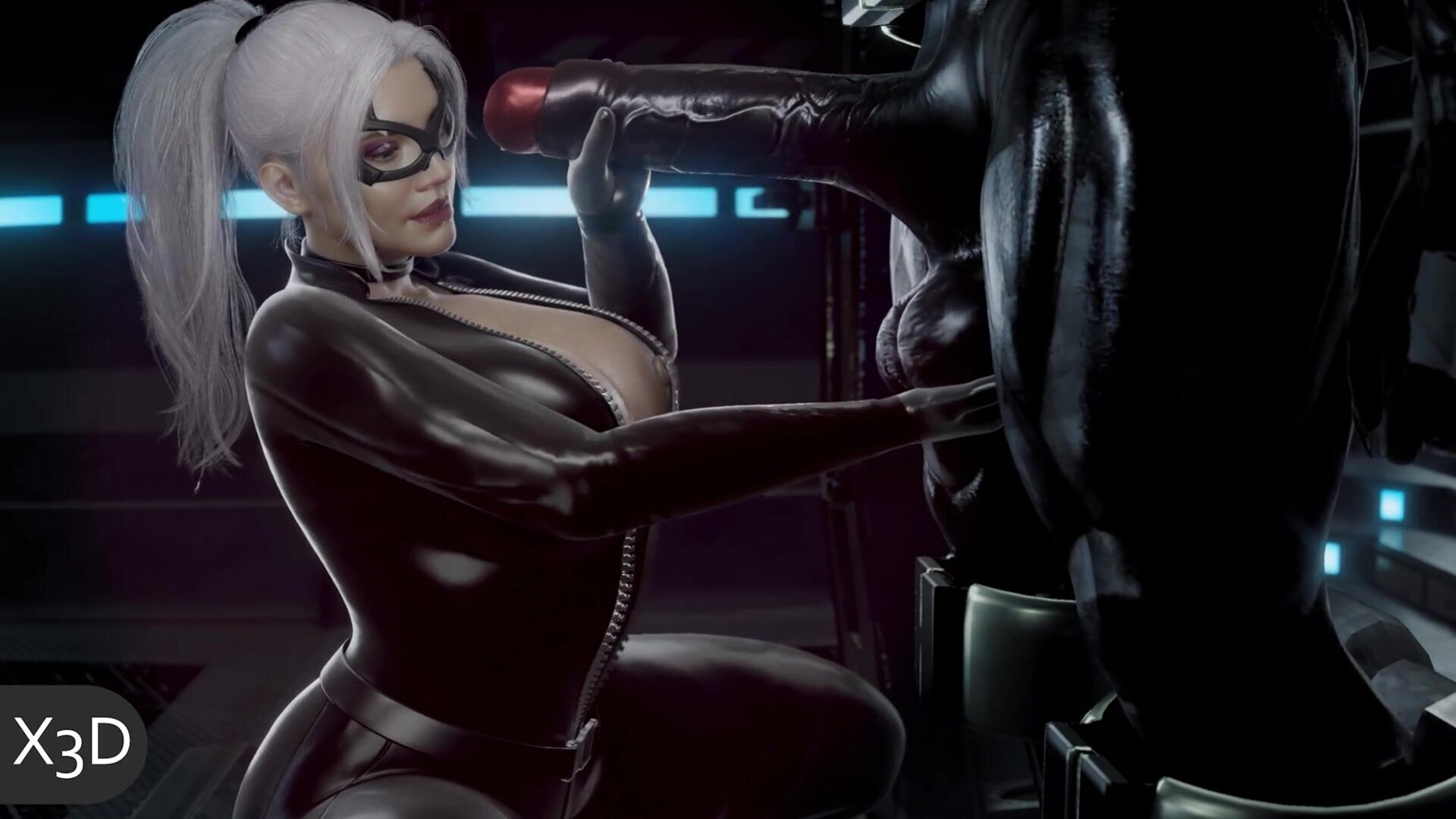 Black cat cuckold gone wrong - bj