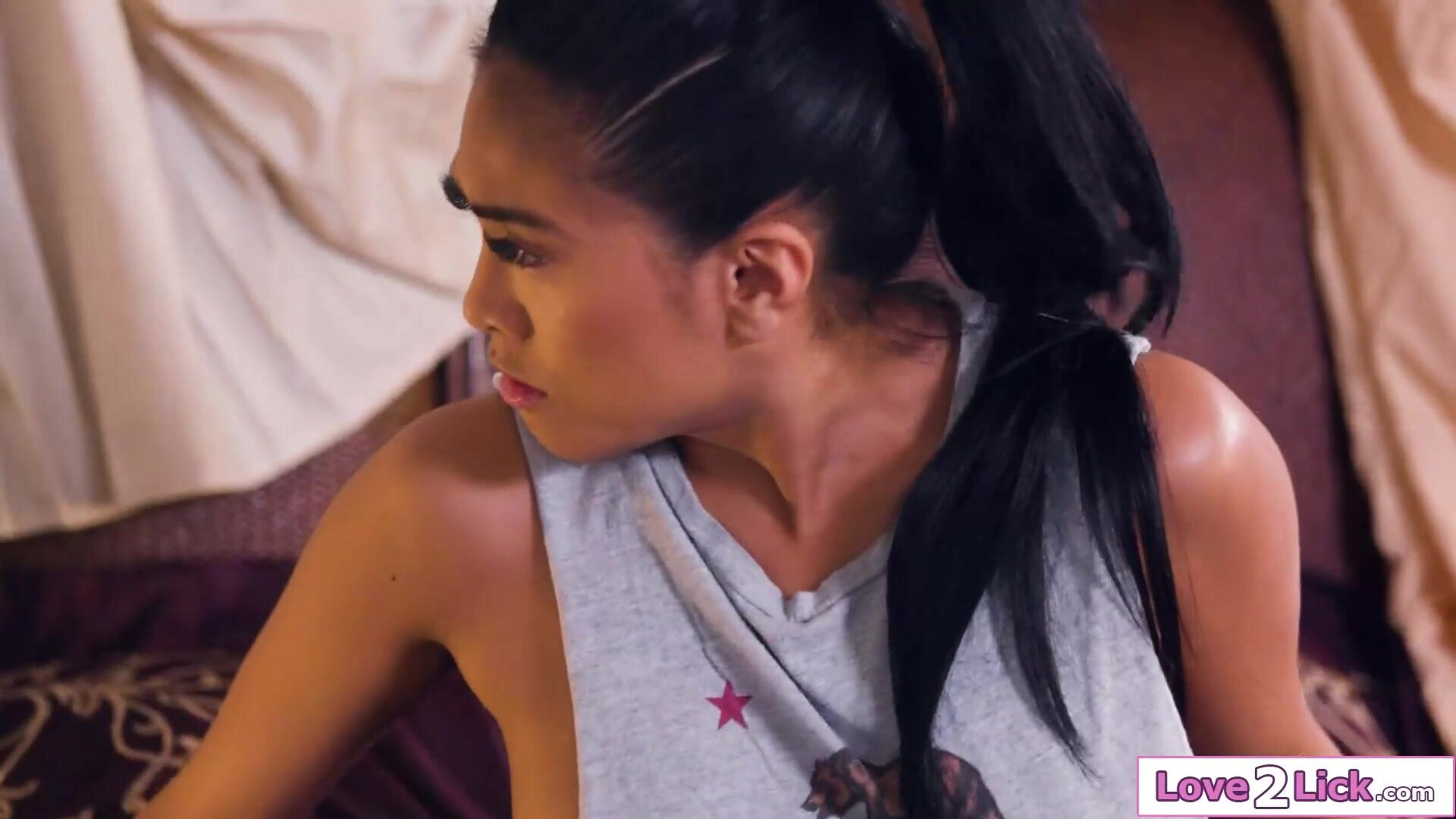 Body swapped lesbian licked by rivals gf - lesbian - fantasy - asian - asslick - oral - big tits - interracial - petite - kiss - shaved