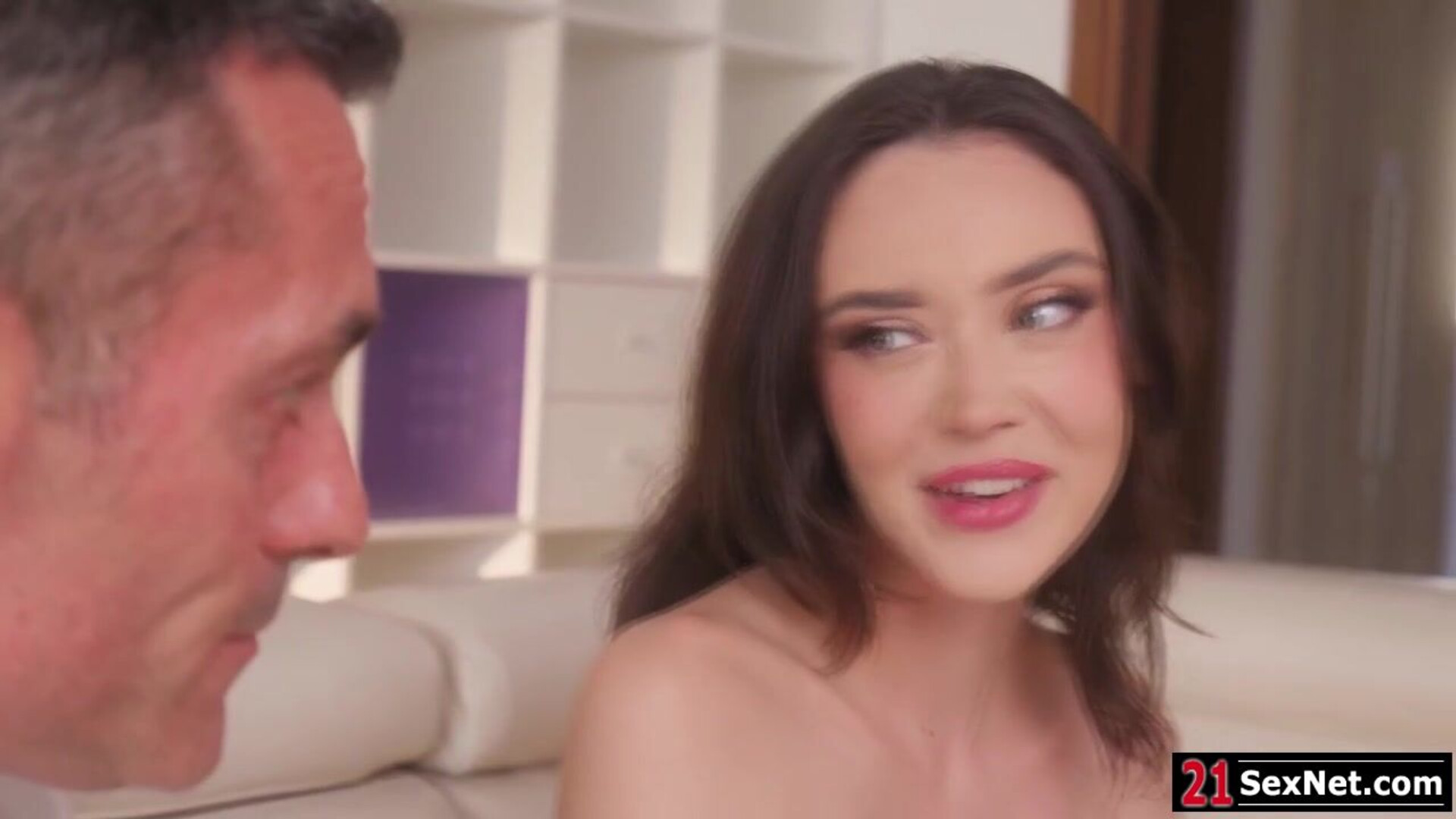 Busty latina seducing european roommate - anal - asslick - big tits - milf - latin - facefuck - masturbate - kiss - shaved - brunette