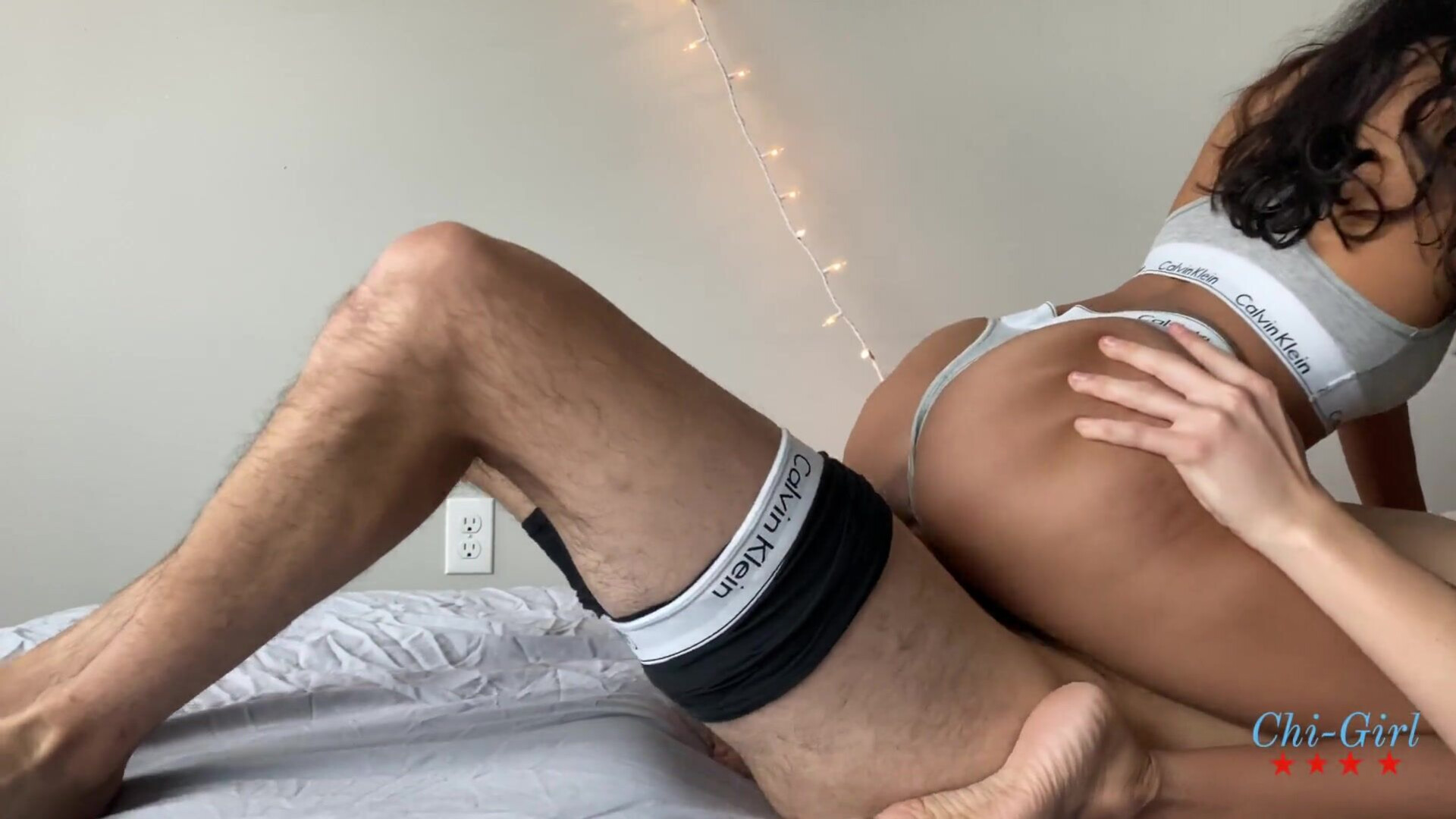 Chi girl College Babe Rides Bf in Calvin Kleins (HUGE LOAD!) - amateur - hardcore - small tits