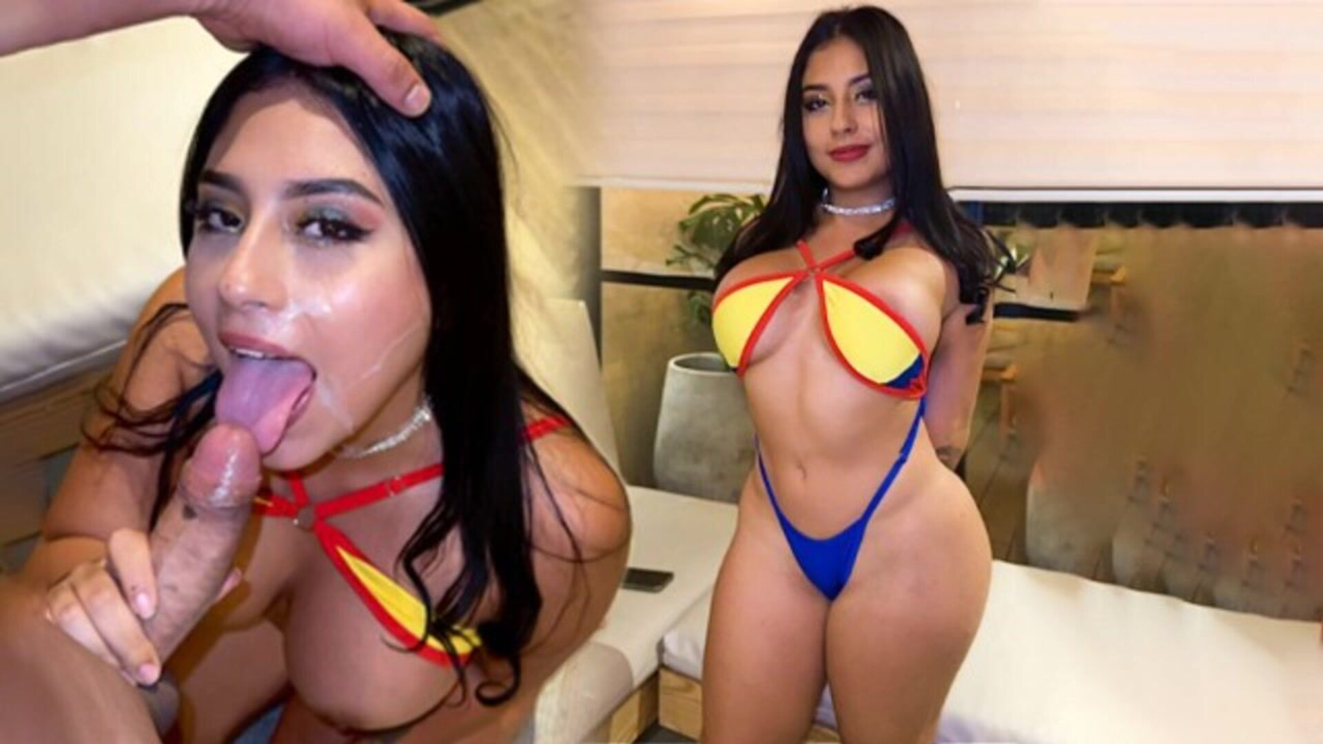 Colombian BBC Action - big ass - big tits - blowjob - sex - fuck
