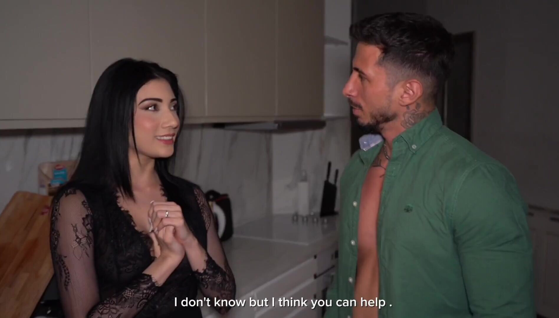 Emily Pink Pissing and Fucking Hard with Neighbor Emily Pink That Ask for Help - pissing