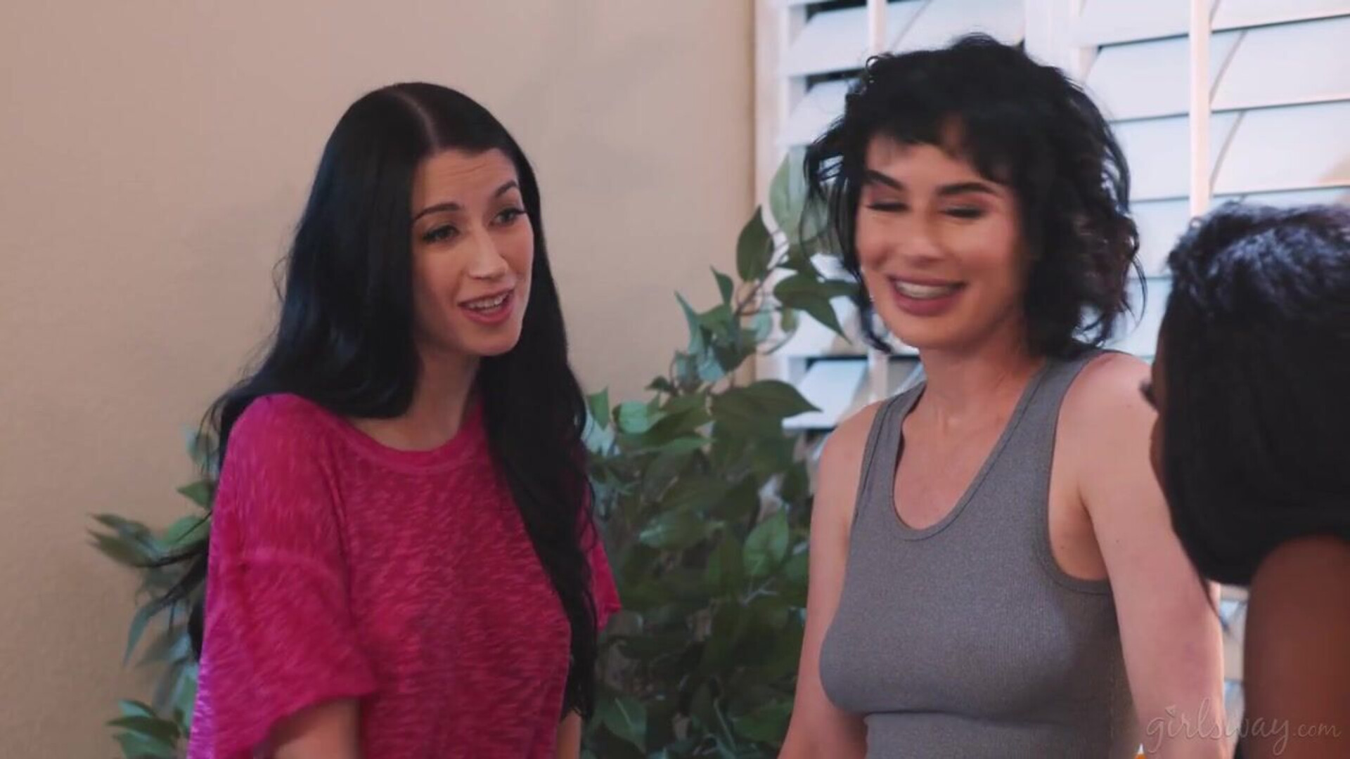 Extended Affection - ebony - brunette - busty - lesbian - hardcore - threesome - sensual - pussy licking
