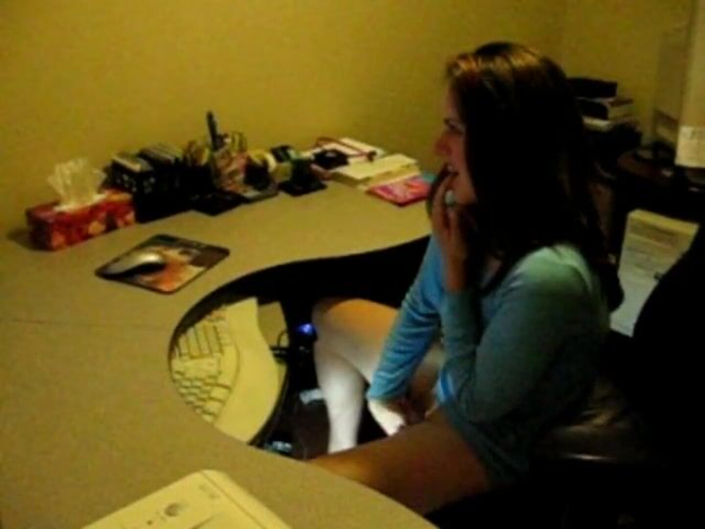 Girlfriend Having Some Webcam Fun - real - voyeur - amateur - webcam - camslut - brunette - fingering - orgasm - passionate - cuckold