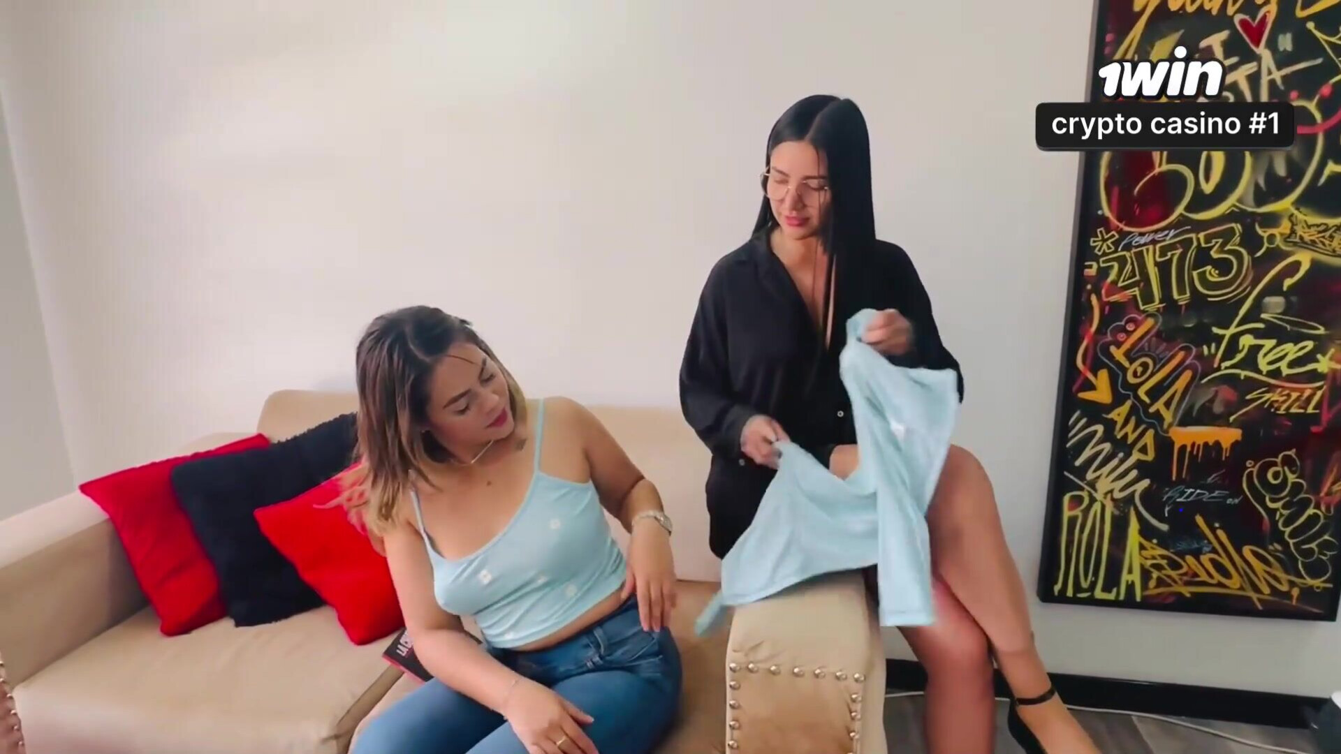 Horny Latinas revel in beaver play on sofa. The Rola. Best XXX - hot sex - wet pussy - hard sex - lesbian scissoring - latina - lesbian - hardcore - xxx - big ass - big boobs