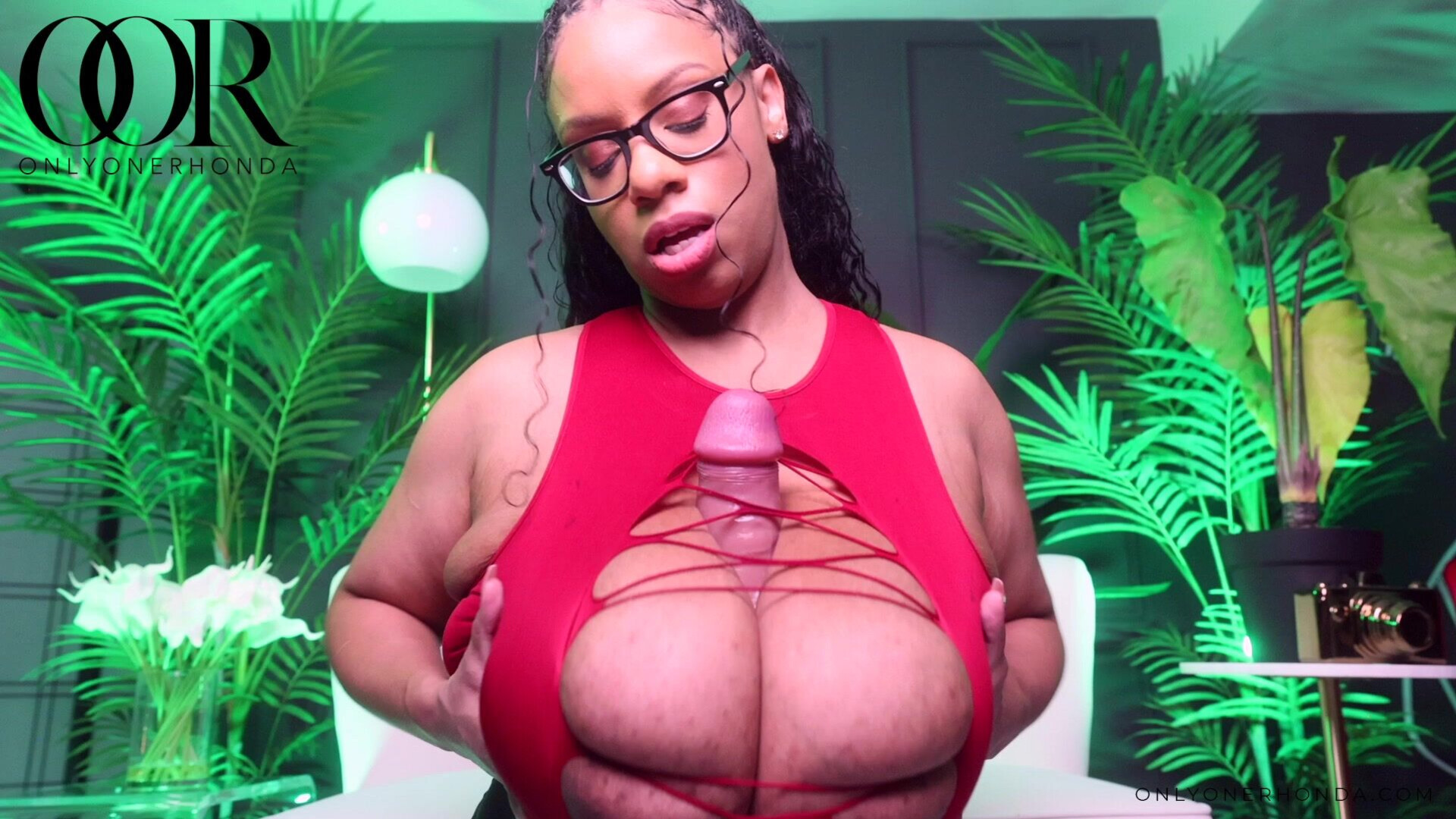 I always will worship this Big Titty Goddess - onlyonerhonda - big tits - ebony - ebony milf - milf - titty fucking - big boobs