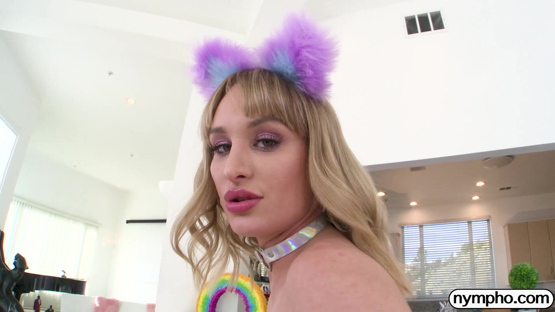 NYMPHO Skinny blonde Daisy Stone wants her butt fucked - nympho - anal - hardcore - creampie - rimming - gaping - toy - blonde - petite - big cock
