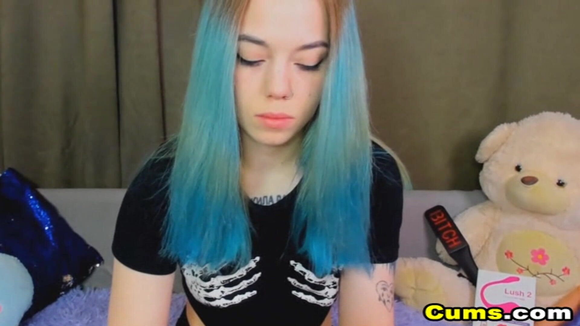 Pussy Fucking And Sucking Dildo - cums - cam girl - webcam - masturbate - masturbating - solo girl - amateur - fingering - dildo - blonde girl