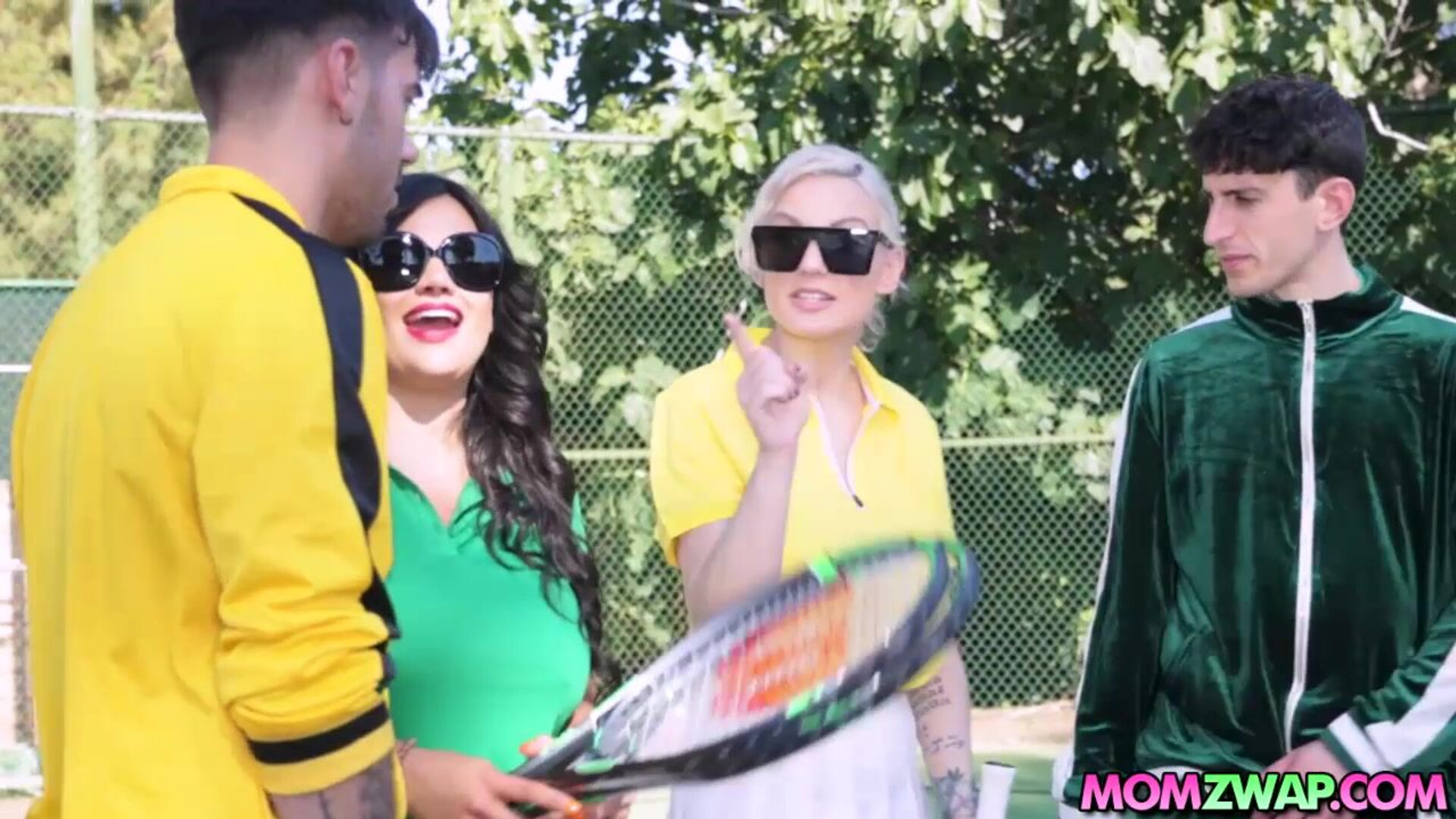 Stepmoms cools down Nade and Nick's hard boner - momswap - big tits - big ass - blonde - blowjob - big dick - deepthroat - doggystyle - face sitting - flashing