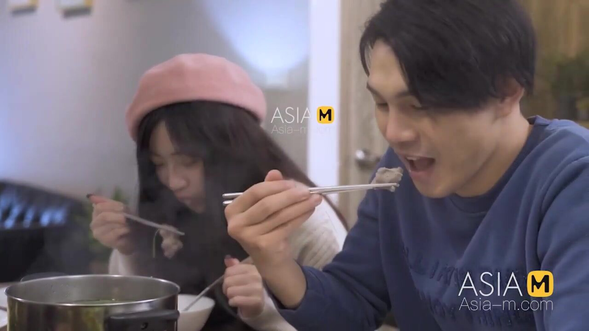 Xia QingZi, Shen NaNa Hot Pot 3P - asian - milf - blowjob