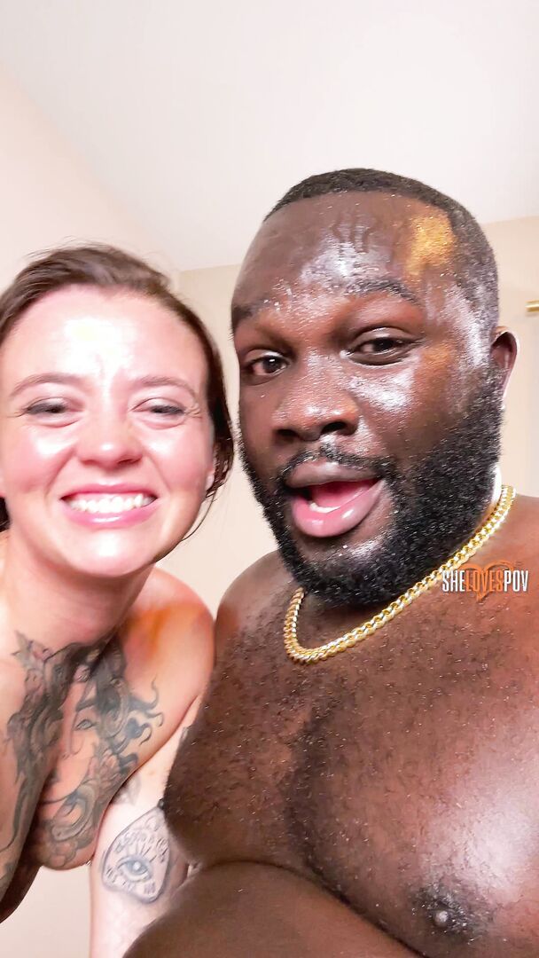 SemajXL - BTS Massage Creampie Tattoo Pawg Kasie K Semaj - ManyVids - massage - creampie - tattoo - bbc - interracial - blowjob - big dick - pov