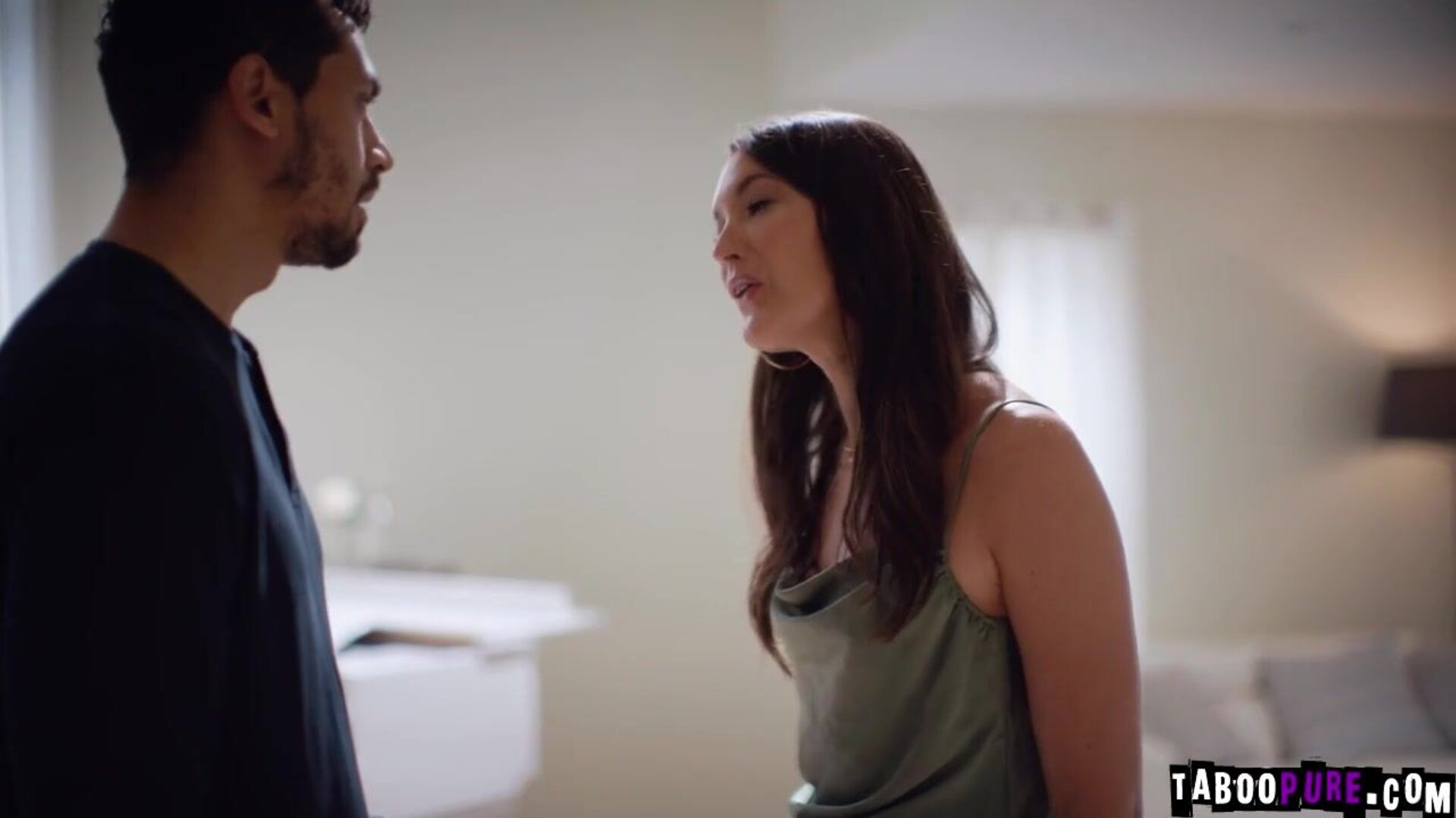 Alex rammed Katrina's pussy with his massive cock - tabooer - brunette - small tits - kissing - blowjob - deepthroat - big cock - pussy licking - doggystyle - hardcore