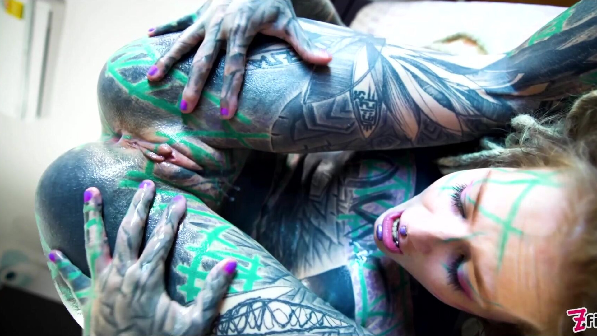 Anuskatzz loves gaping her asshole - zfilmz - tattoos - tattooed - masturbating - fingering - gaping - ass - anal - small tits - skinny