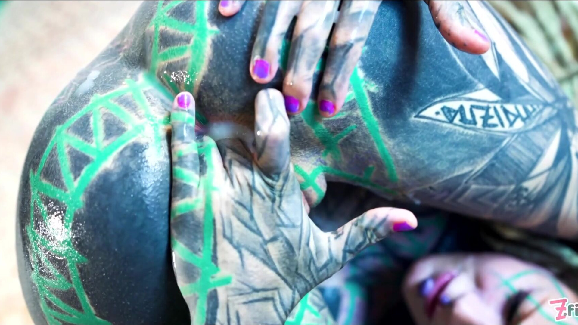 Anuskatzz loves gaping her asshole - zfilmz - tattoos - tattooed - masturbating - fingering - gaping - ass - anal - small tits - skinny