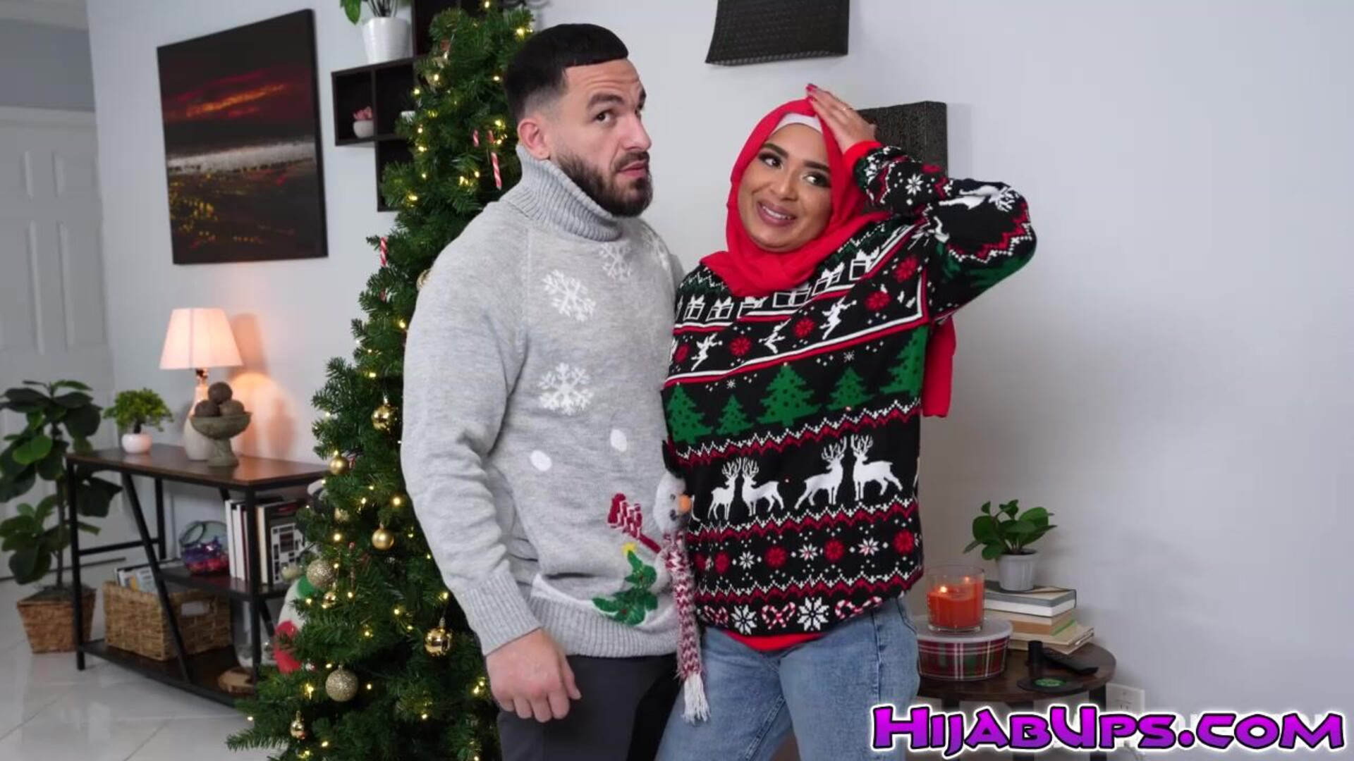 Babi surprised Peter with her pussy to fuck - hijab hookups - big dick - big tits - blowjob - deepthroat - face fuck - fingering - pussy - gagging - handjob