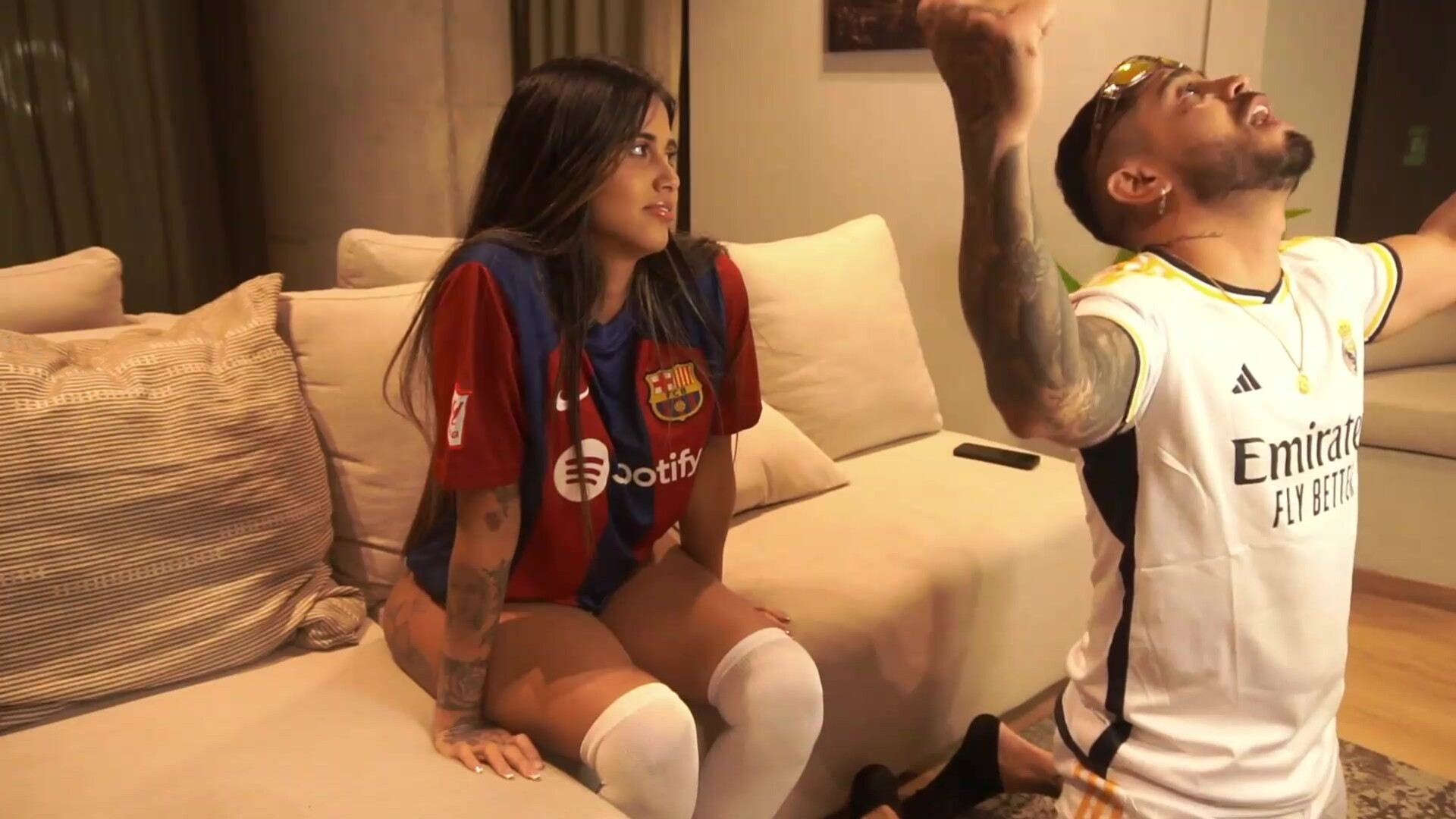 Better To Fuck Than Watch TV - latina - babe - amateur - big ass - blowjob - cumshot