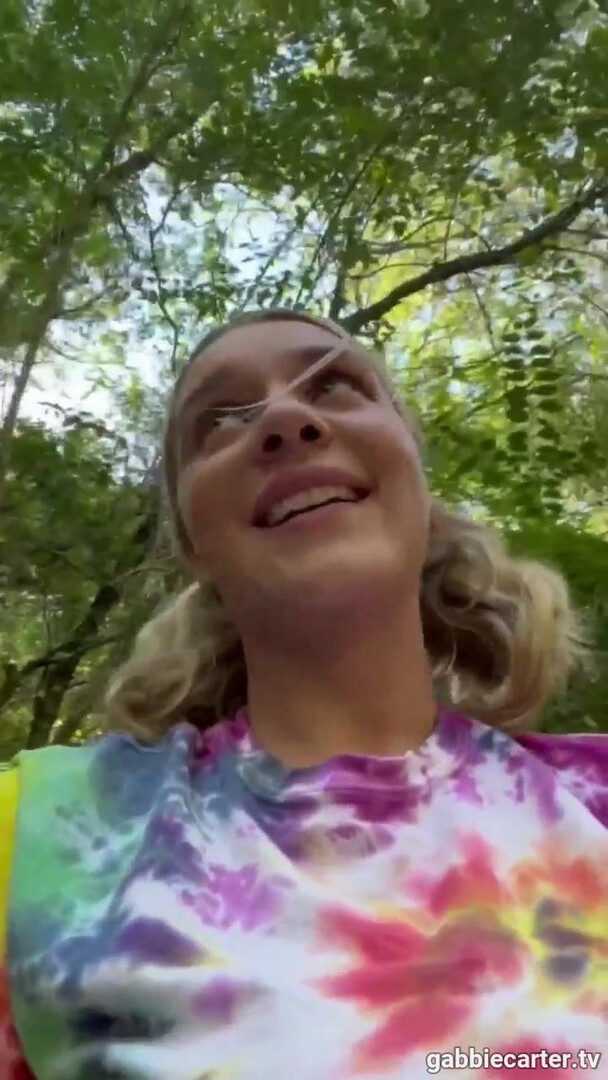 Blonde with big knockers get filled in the woods - blonde - big boobs - big tits - big naturals - natural tits - natural boobs - tattoo - big - natural - tits