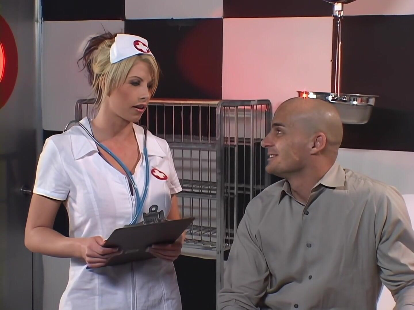 Bullet Dick Ben Fucking Nurse Brooke - blonde - big tits - big ass - nurse - blowjob - sucking dick - hardcore - cowgirl - doggystyle - facial