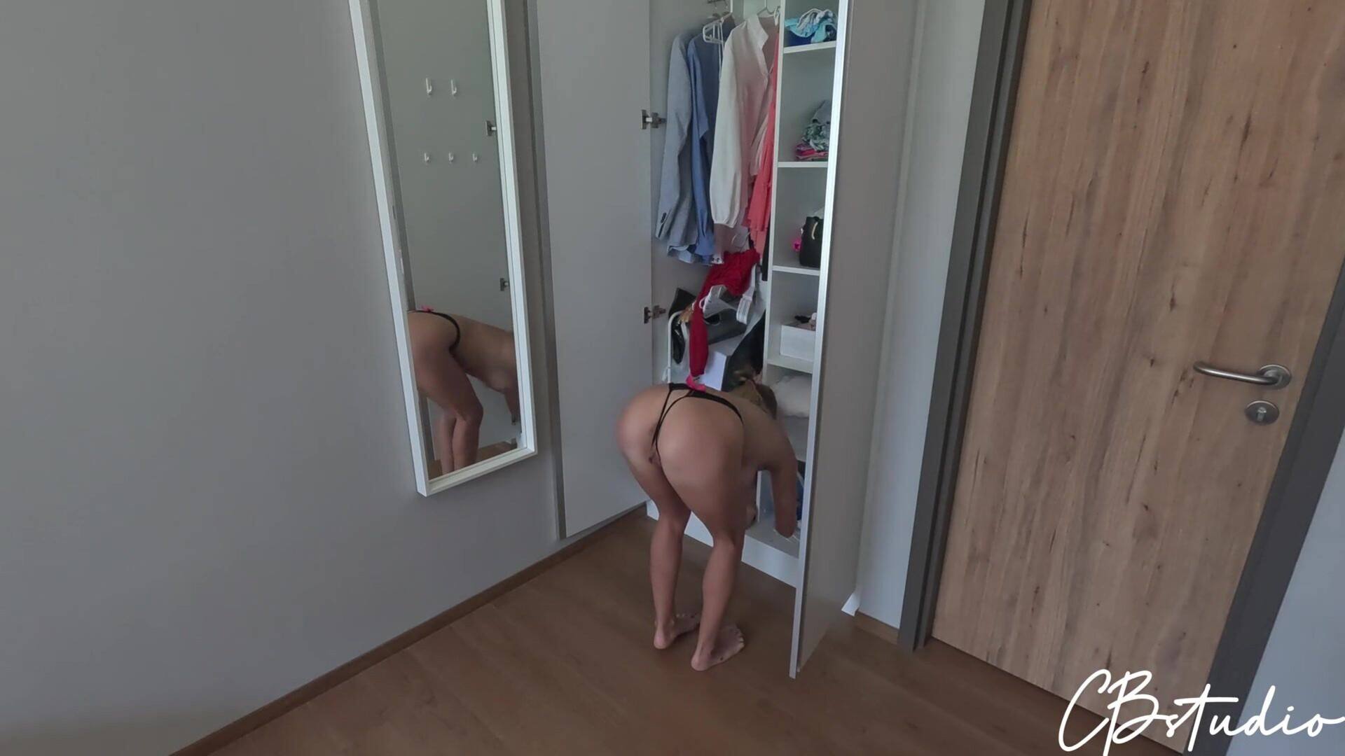 Cail Brodnevski Couldn’t Resist My Wife’s Ass While She Was Sorting Out Things In T - small tits - hardcore - amateur