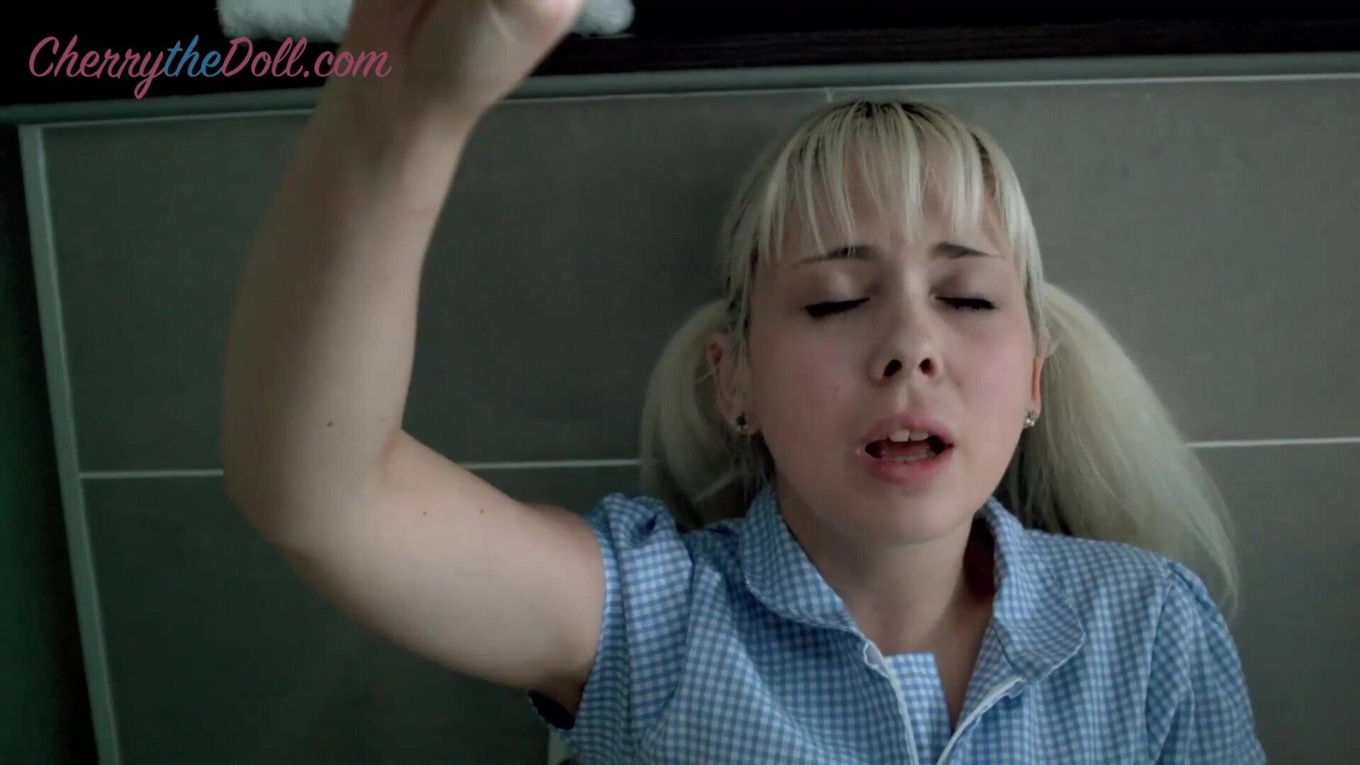 Cherry English Birthday Blowjob - blowjob - fetish - big cock - masturbation - deepthroat - facial - cum - british - cherry english - blonde