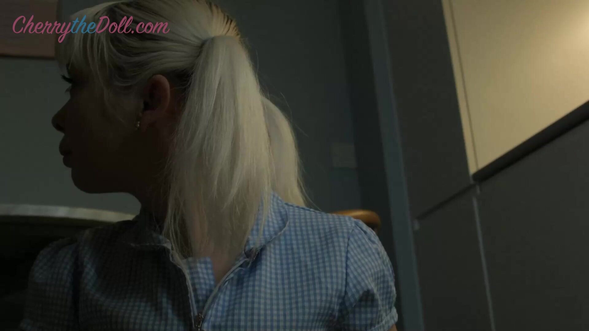 Cherry English Birthday Blowjob - blowjob - fetish - big cock - masturbation - deepthroat - facial - cum - british - cherry english - blonde