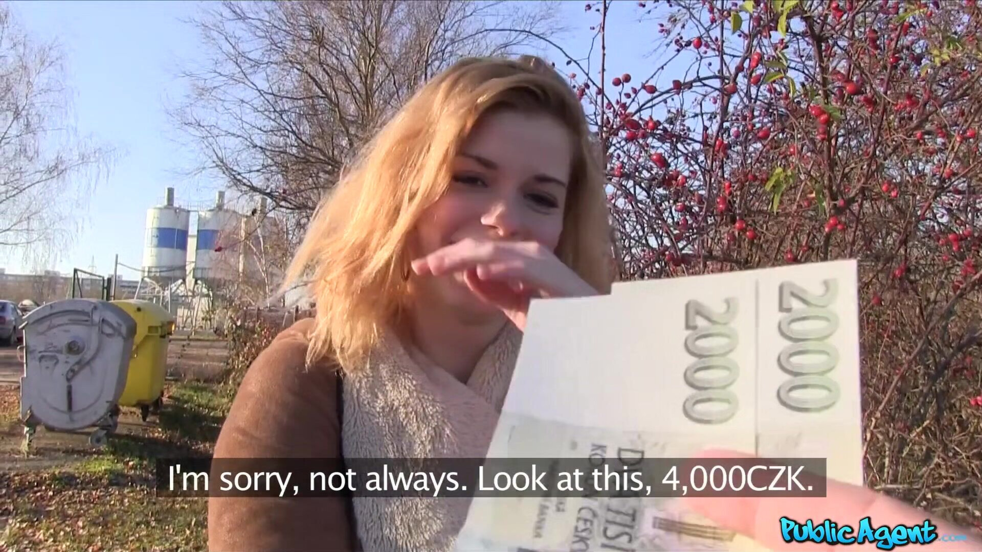 Chrissy Fox Lost Blonde Sucks Cock for Cash - work fantasies - public sex - ass worship - amateur - outdoors - sex - deep throat - blowjob - blowjob - pov - cowgirl