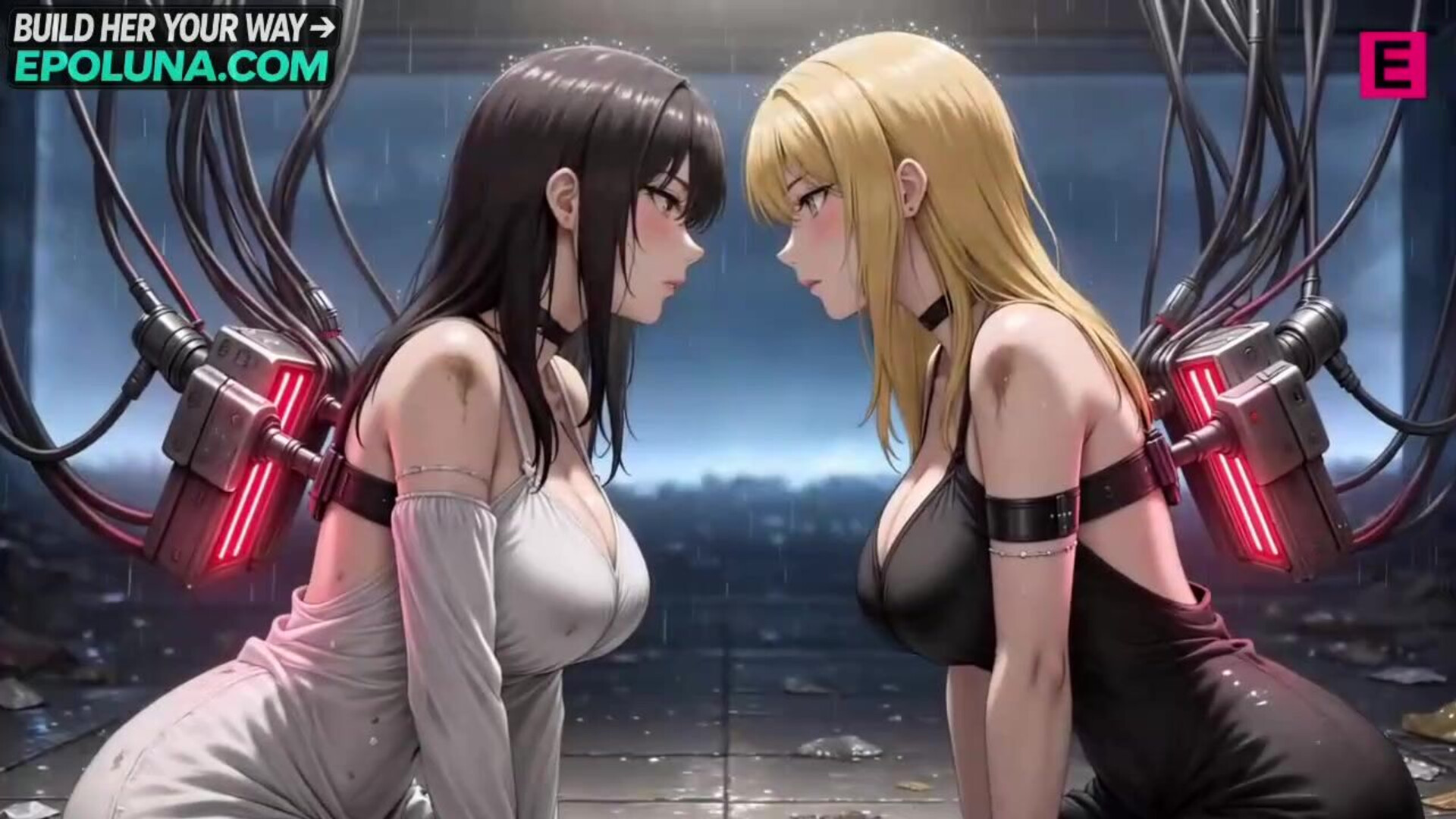 Cyberpunk Lesbian Dreams Hentai AI Music Video - big ass - big tits - blowjob - sex - fuck