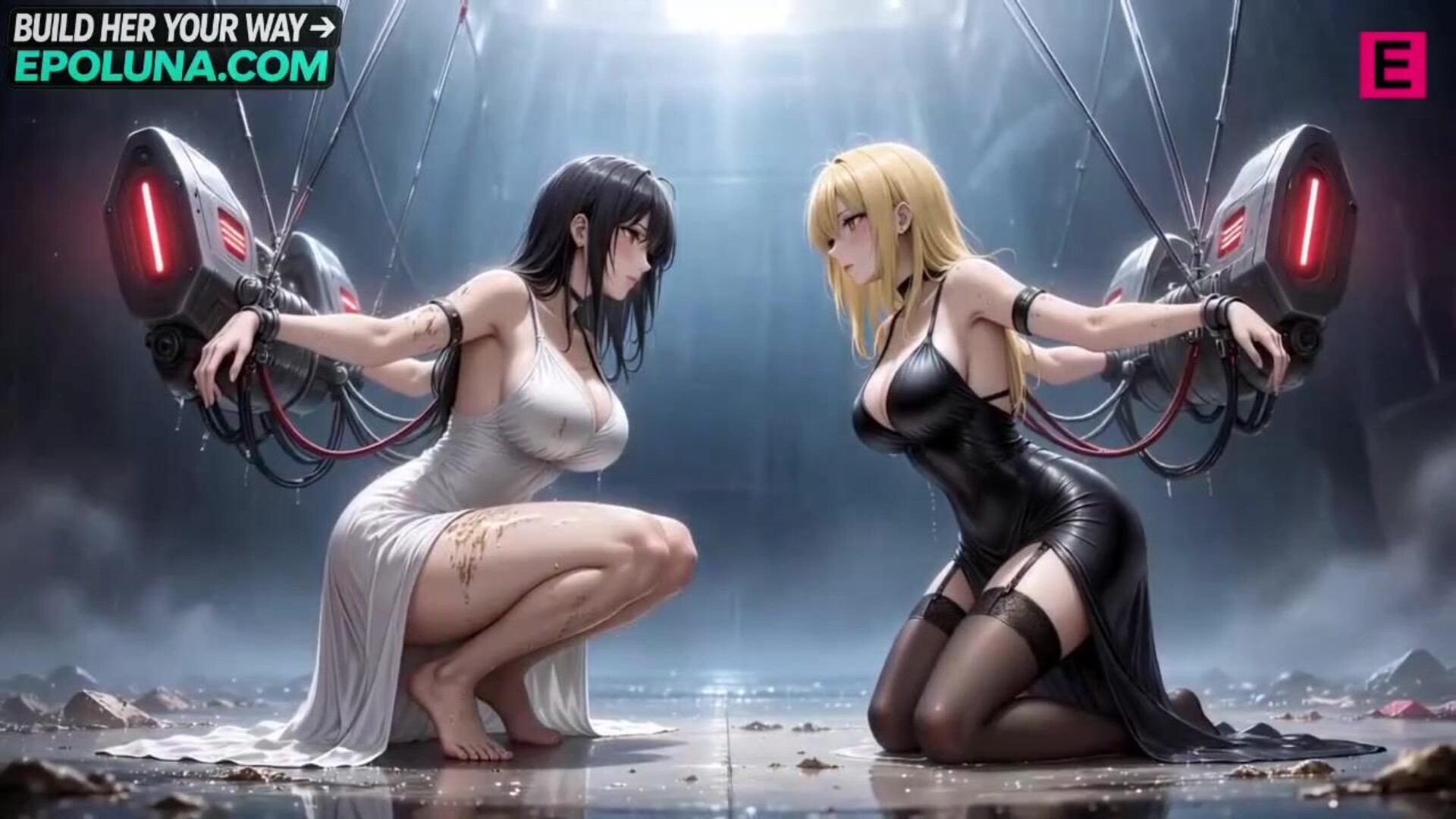 Cyberpunk Lesbian Dreams Hentai AI Music Video - big ass - big tits - blowjob - sex - fuck