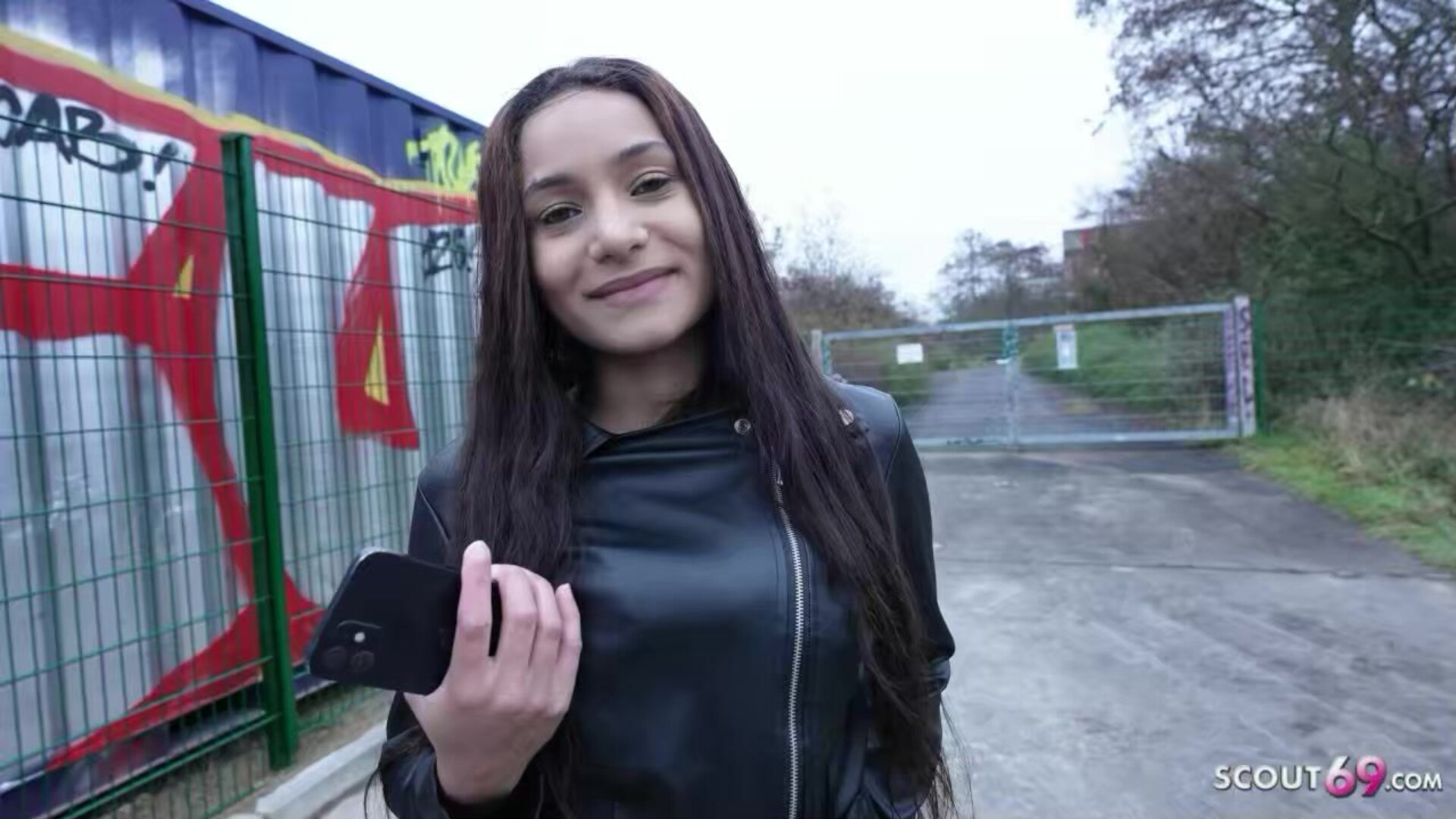 GERMAN SCOUT Agatha Santos Casting - skinny - small - petite - german - german scout - casting - teen - young - pick up - public agent