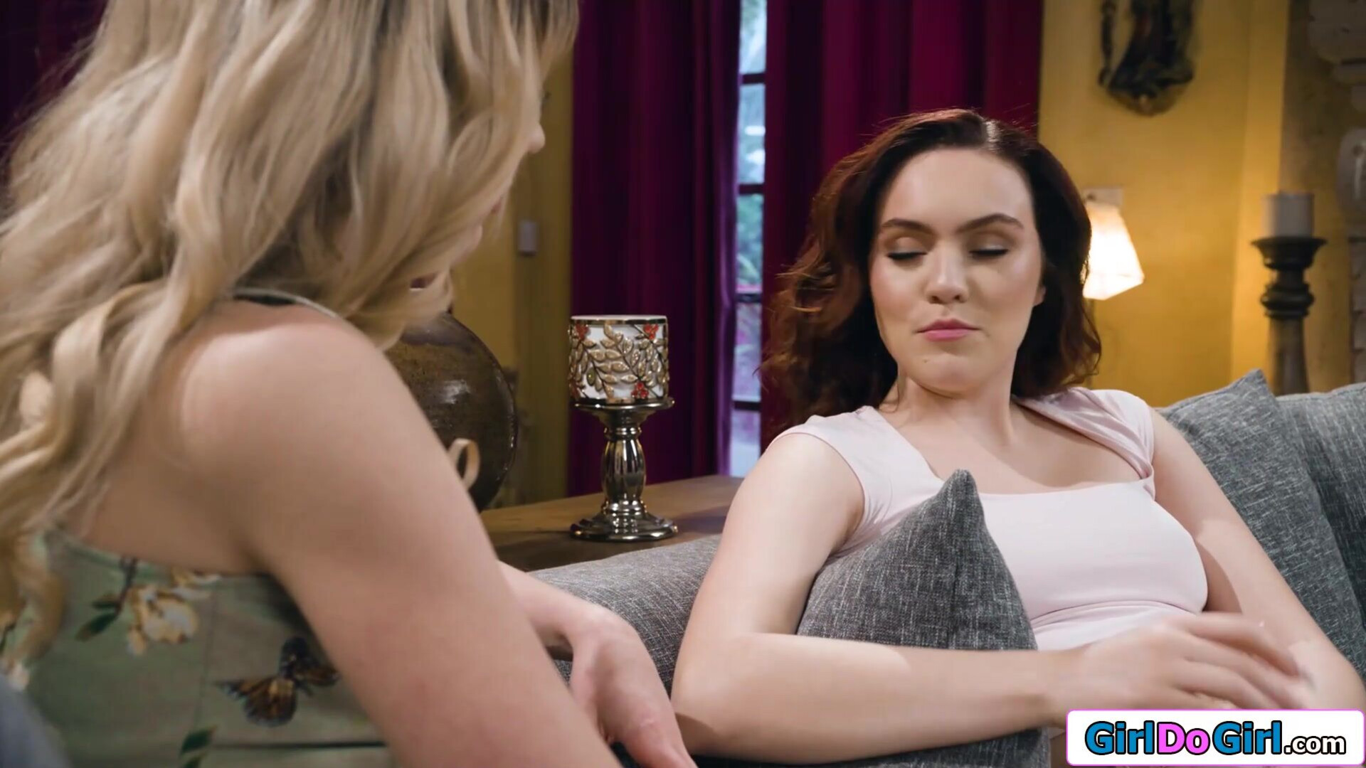 I cant let you go to college as a virgin - lesbian - first time - oral - hairy - small tits - cheat - kiss - titsuck - blonde - brunette