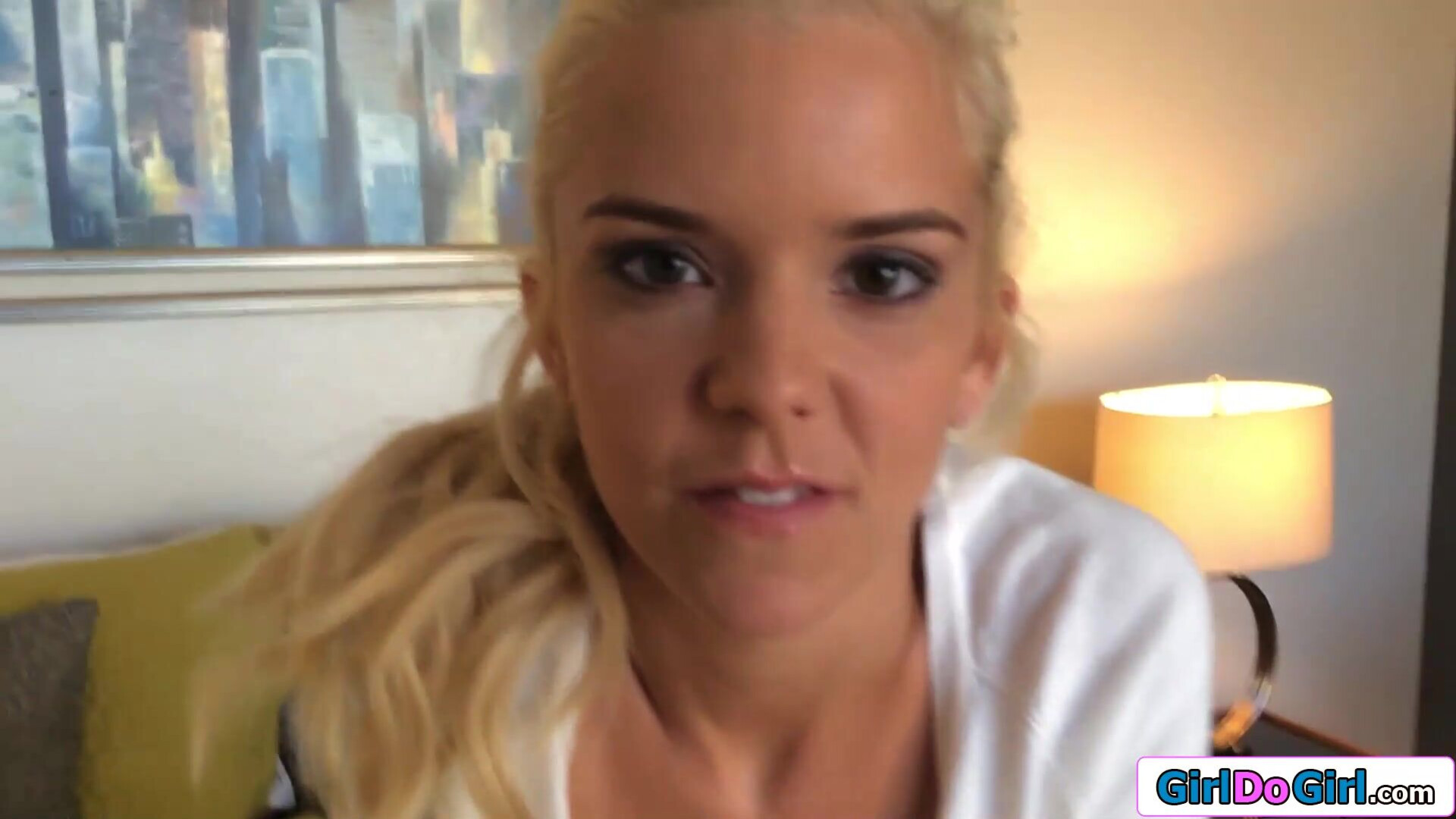 Ive got my stepsis masturbating on tape - lesbian - pov - stepsister - teen - oral - kiss - shaved - small tits - petite - masturbation
