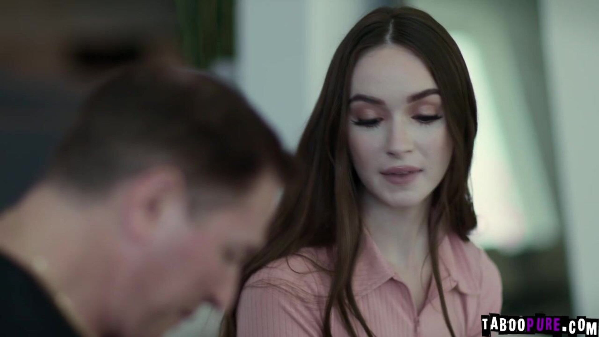John lures his stepdaughter Hazel to have sex with him - tabooer - brunette - natural tits - fingering - teen - older - blowjob - deepthroat - handjob - kissing