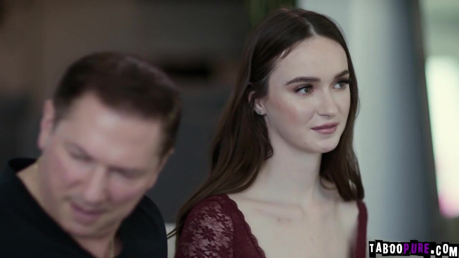 John lures his stepdaughter Hazel to have sex with him - tabooer - brunette - natural tits - fingering - teen - older - blowjob - deepthroat - handjob - kissing