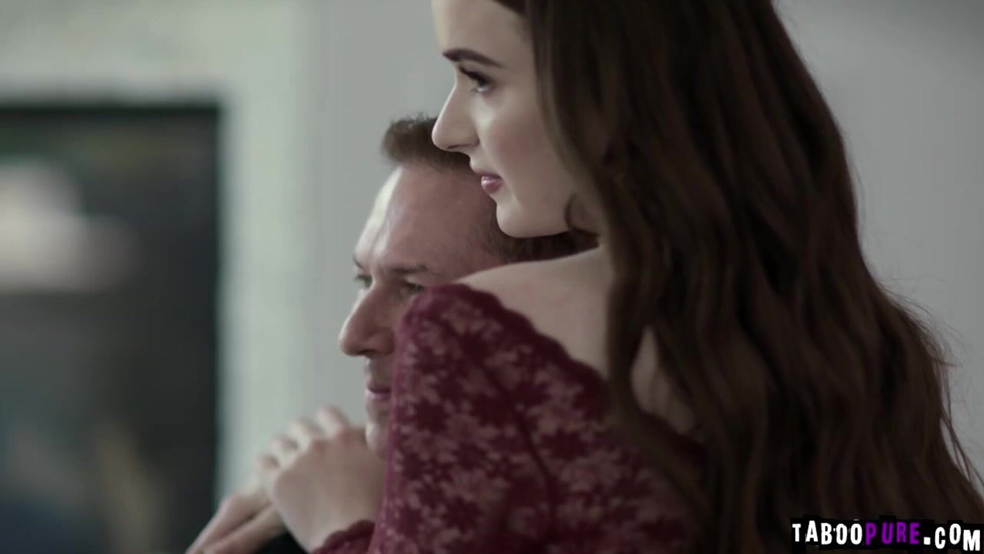 John lures his stepdaughter Hazel to have sex with him - tabooer - brunette - natural tits - fingering - teen - older - blowjob - deepthroat - handjob - kissing