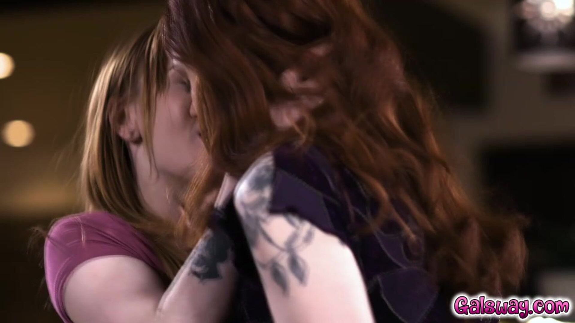 Madi and Scralett work together to seduced Lauren - girlsway - redhead - big tits - threesome - natural tits - small tits - fingering - teen - milf - tattoos