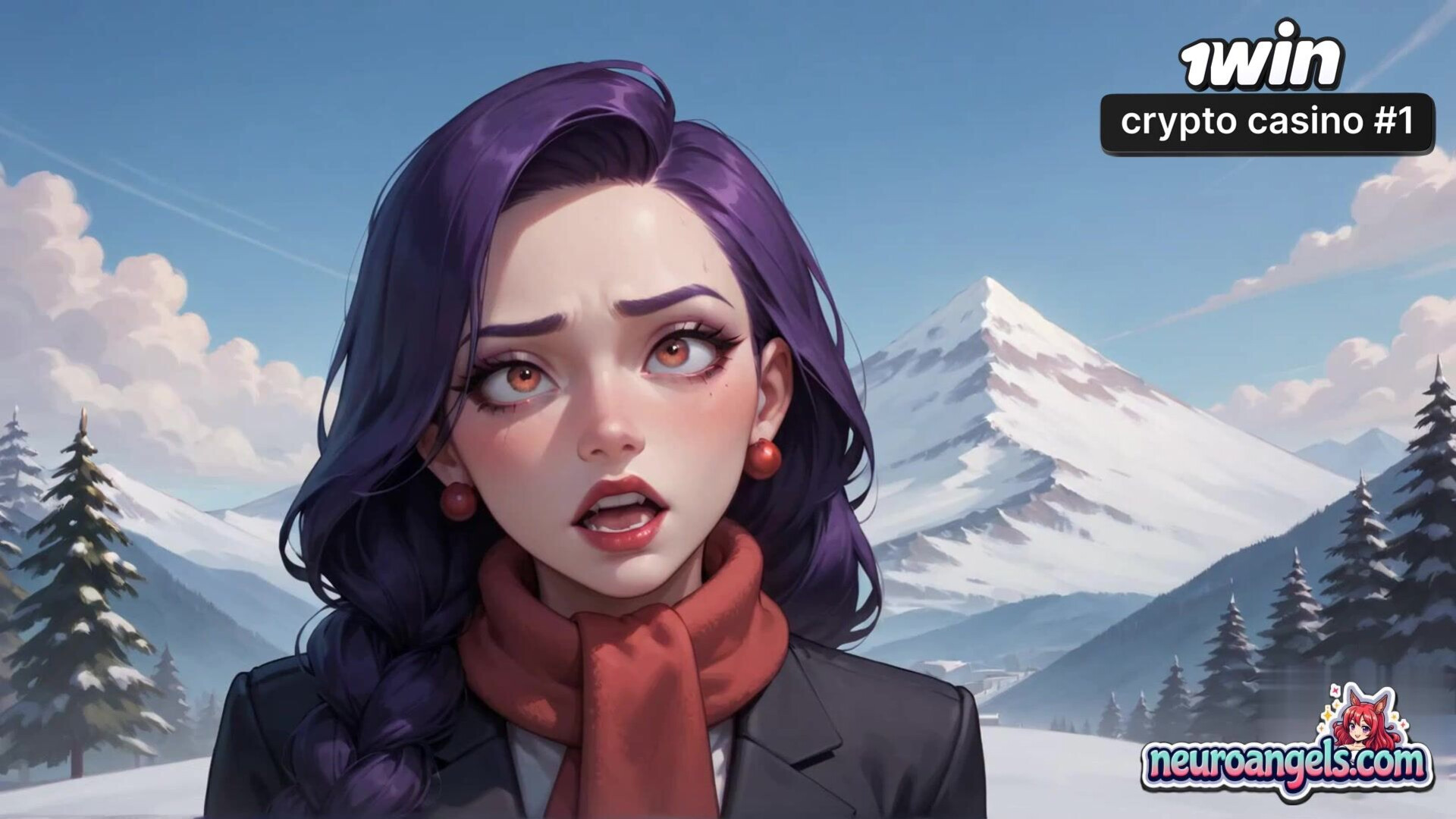 Snowy Mountain Cream Explosion Purple Goddess Gets Four Pump Frenzy - ai generated - multiple - orgasm - sex - winter - romantic - penetration - hardcore - mountain - creamy
