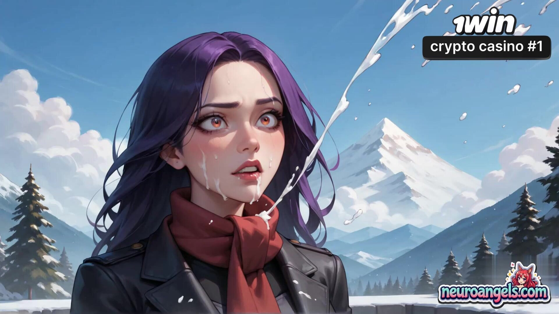 Snowy Mountain Cream Explosion Purple Goddess Gets Four Pump Frenzy - ai generated - multiple - orgasm - sex - winter - romantic - penetration - hardcore - mountain - creamy