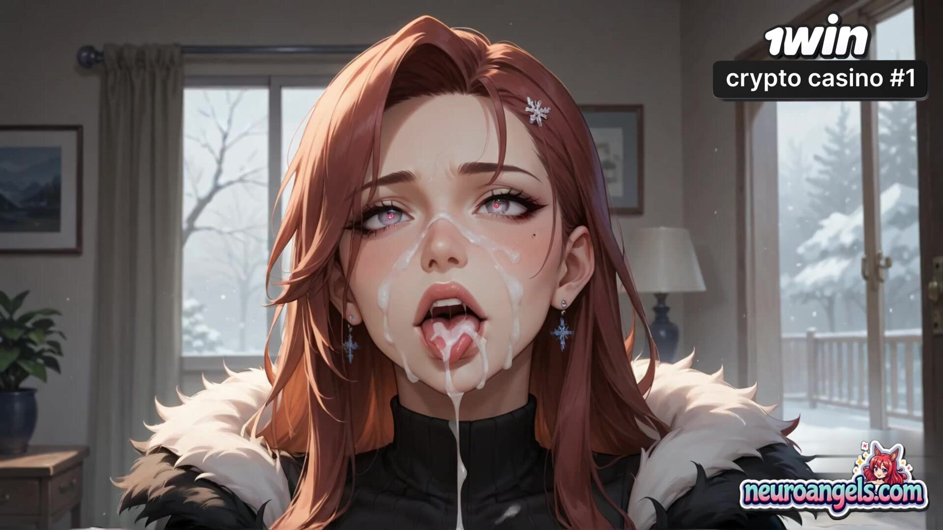 Snowy Squirting Orgasm Double Penetration & Wet Nectar - penetration - squirting - romantic - double - room - hardcore - snowy - ai generated