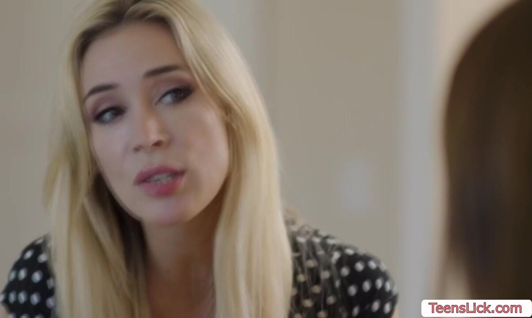 Teen blonde experienced the strap on sex - lesbian - toy - oral - masturbation - teen - facesitting - titsuck - finger - small tits - roommate