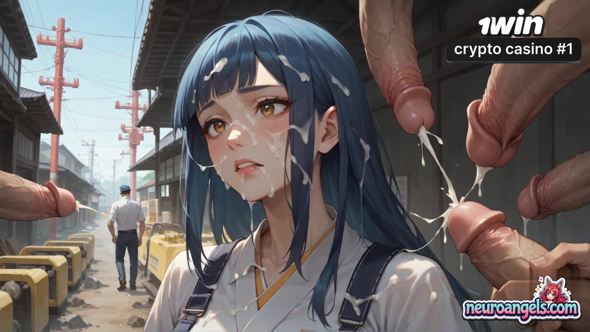 Tokyo Street Milk Milking Orgy Fucking Horny Sex! - milking - tokyo - ai generated - street - milk - romantic - hardcore