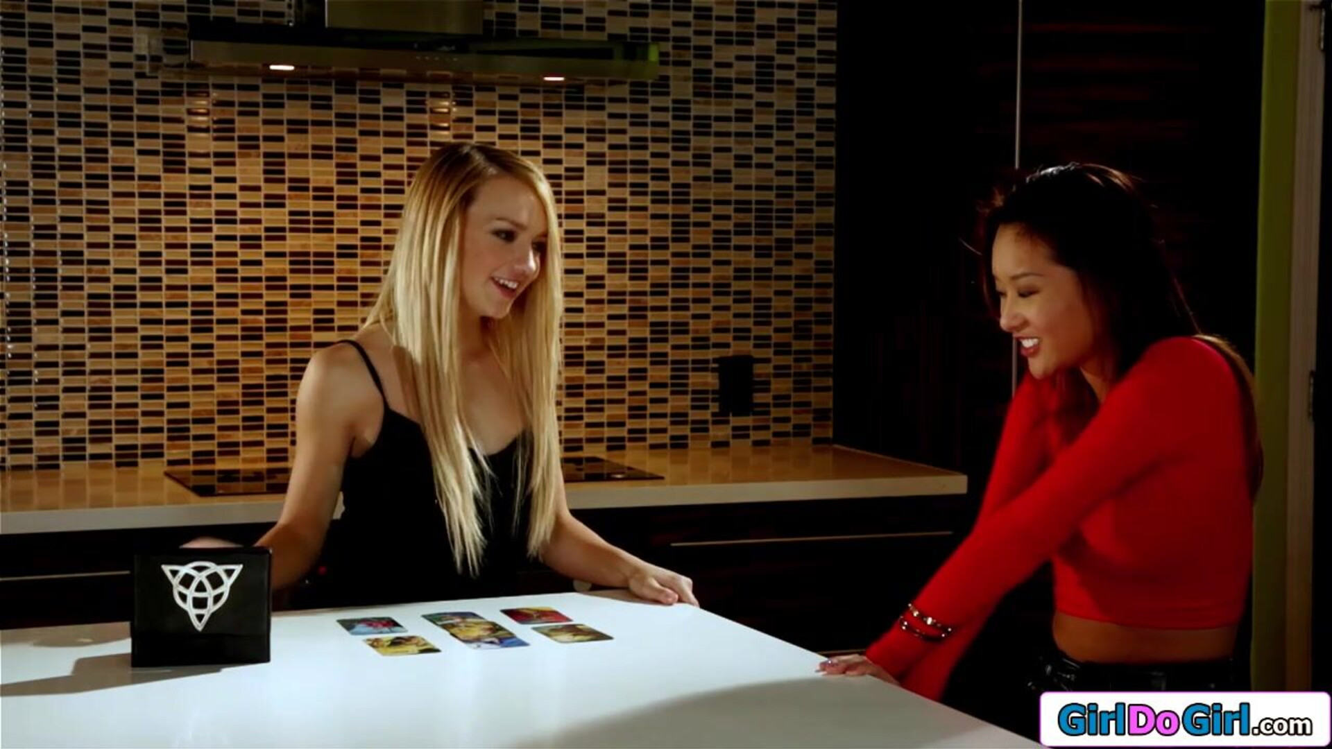 Well if the tarot cards say Im a lesbian - lesbian - asian - interracial - first time - oral - small tits - petite - shaved - masturbation - kiss