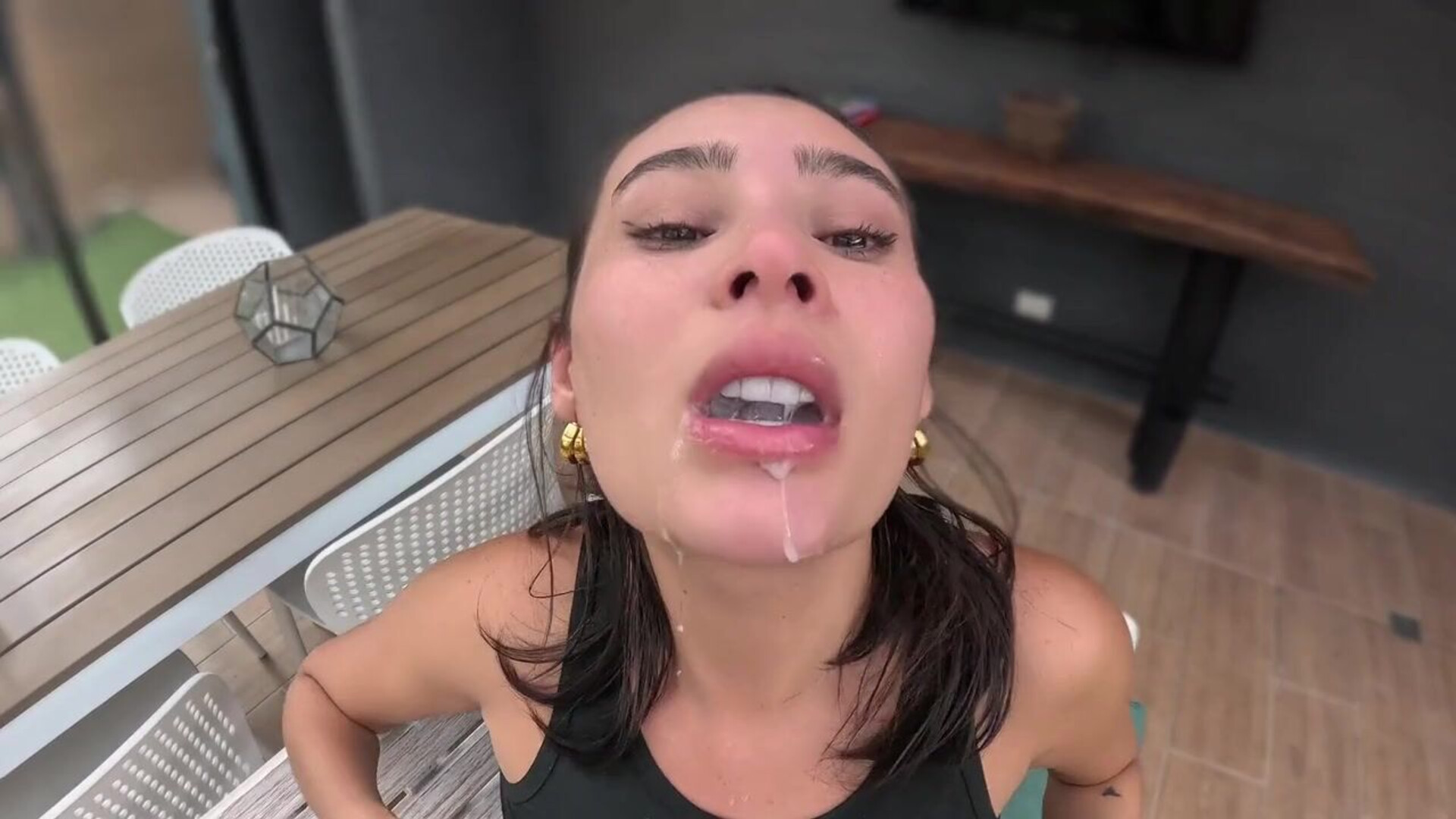 Wet pissslut sloppy cumslut - cocksucking - asslicking - deepthroat - bwc