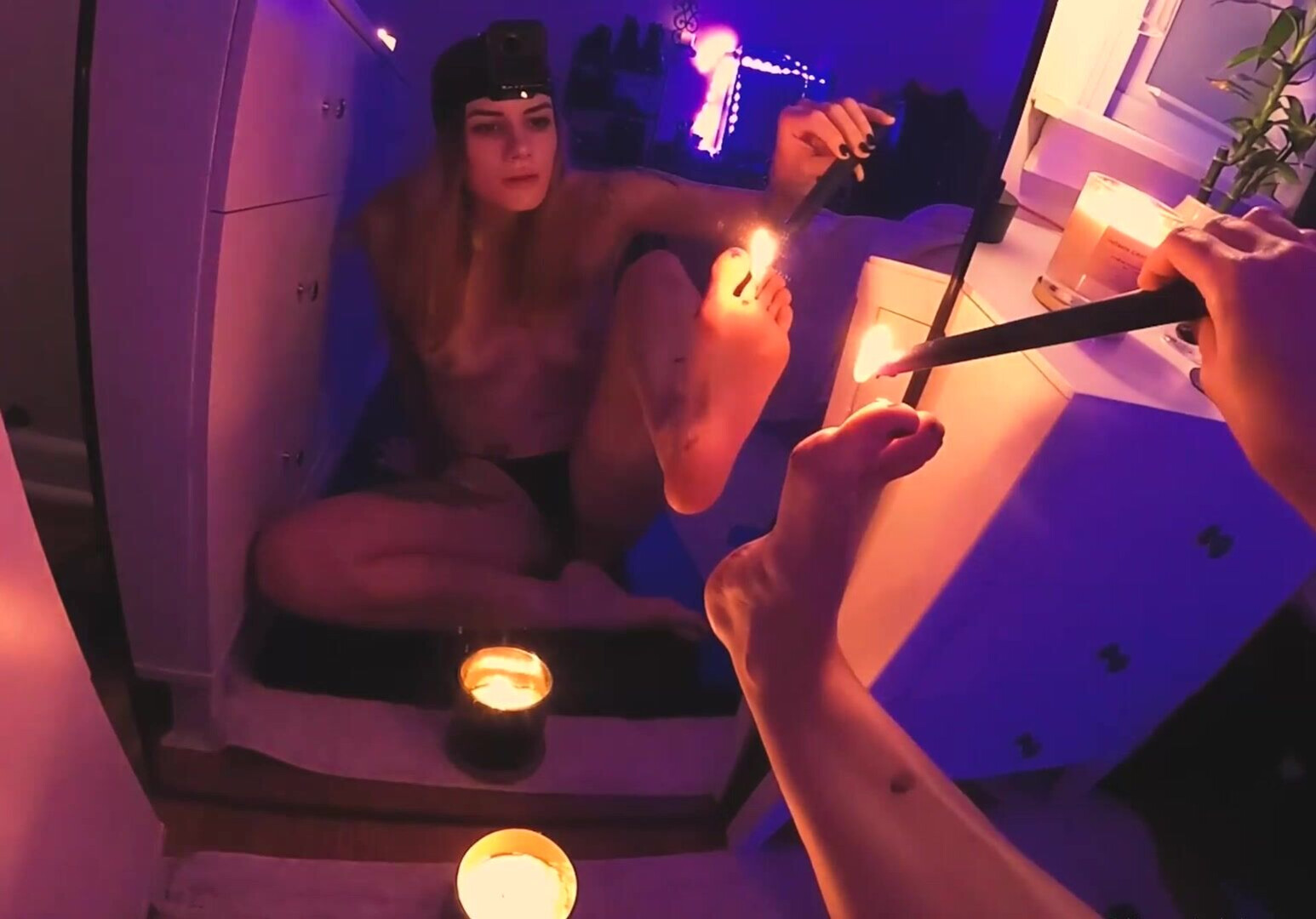 mia rand Pov Masturbation With Candles And Wax - mia rand - aynmarie - miarand - pov - masturbation - candles - wax
