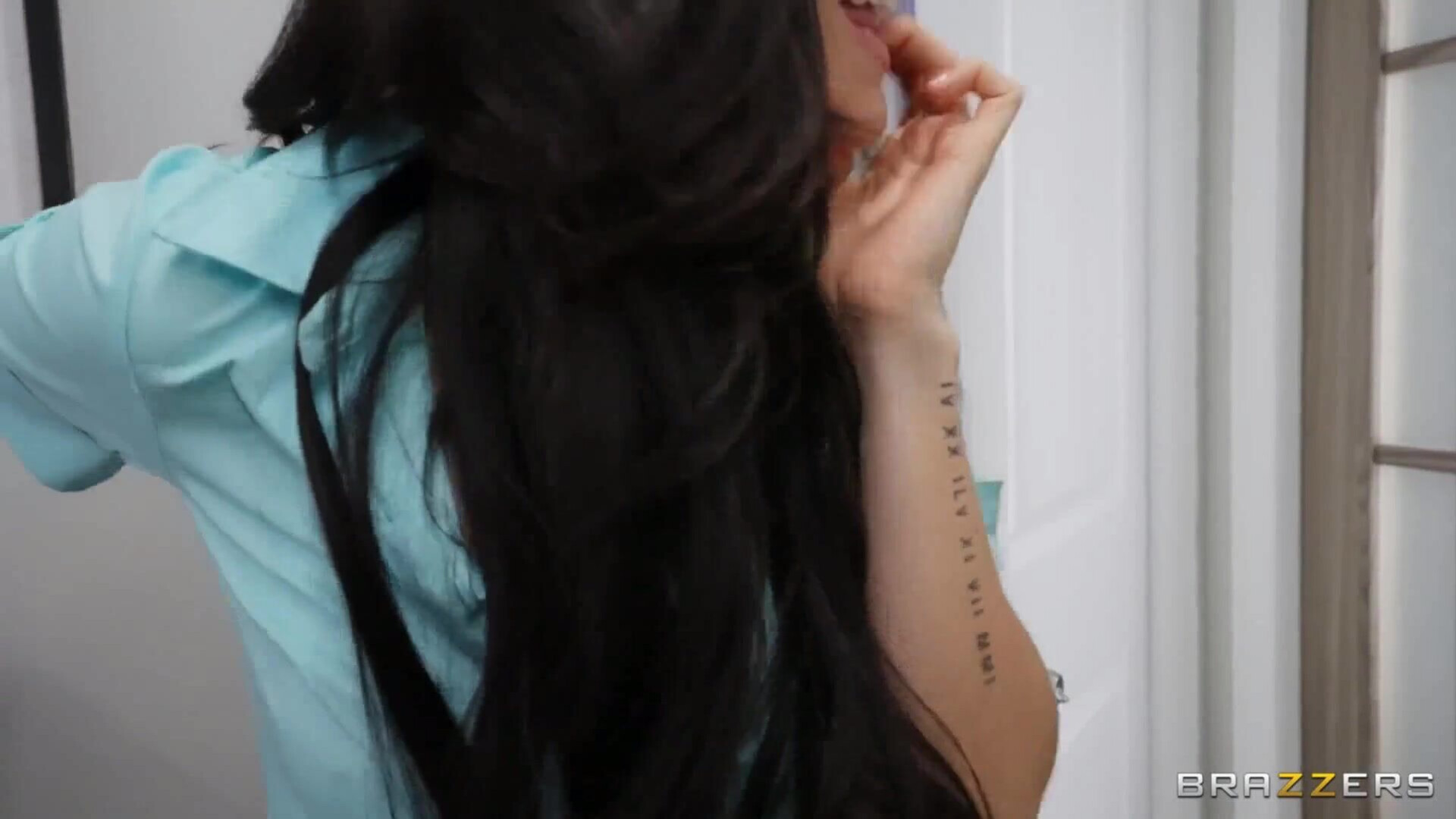 she really let loose. She got her tight teen - her