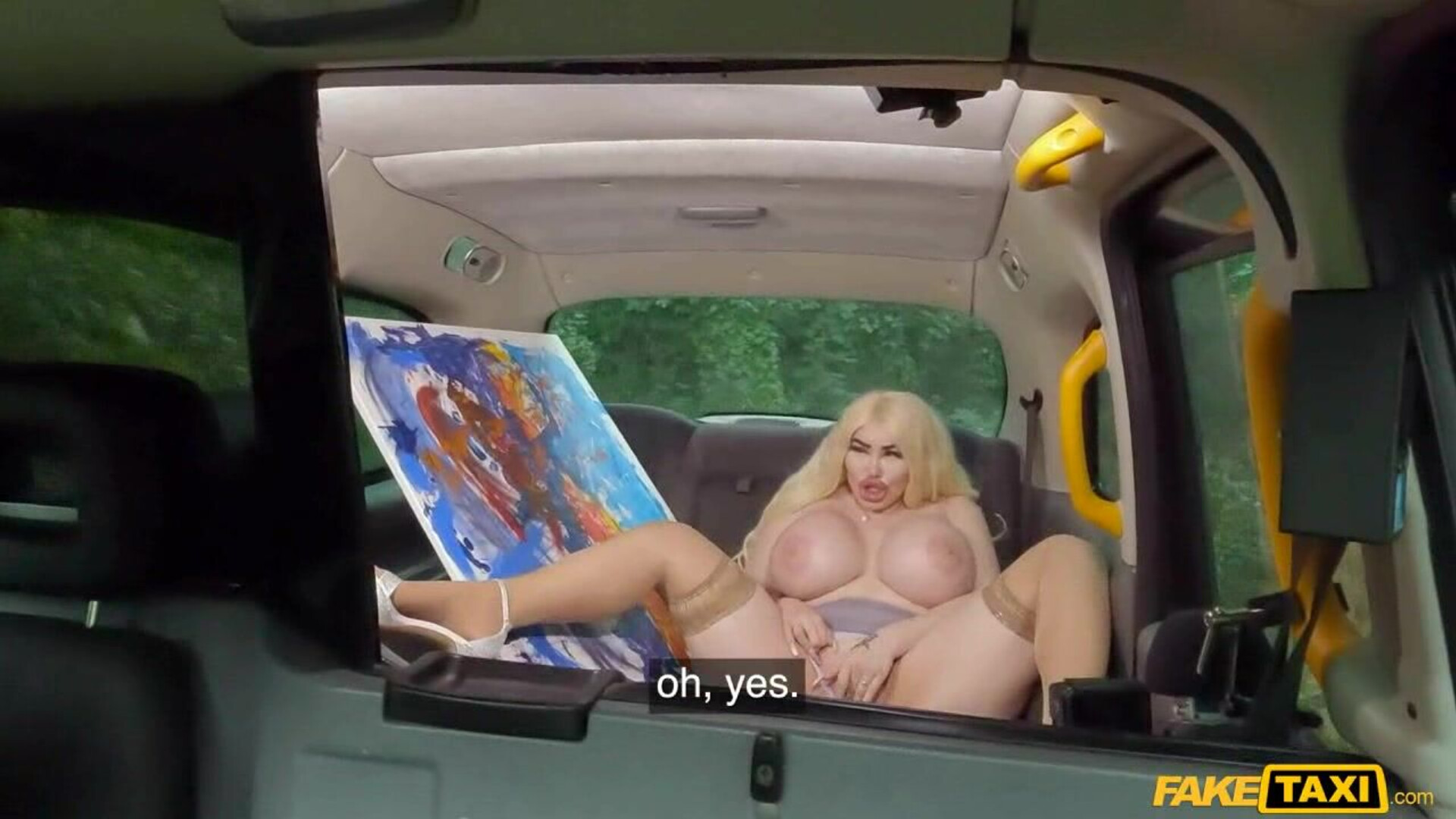 Big Boob Work of Art - milf - wife - housewife - blonde - big tits - big boobs - cumshot - facial