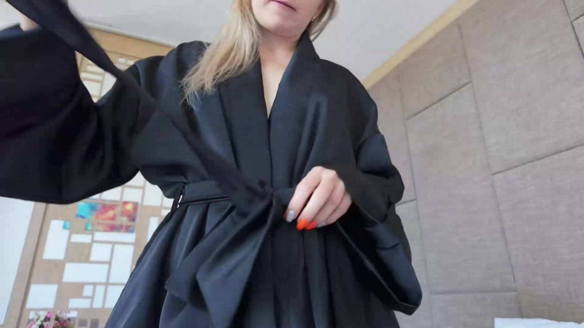 Blonde Stepmom Give Stepson A Massage - small tits - big cock - big ass - milf - stepmother - stepmom - stepson - blonde - mature - massage