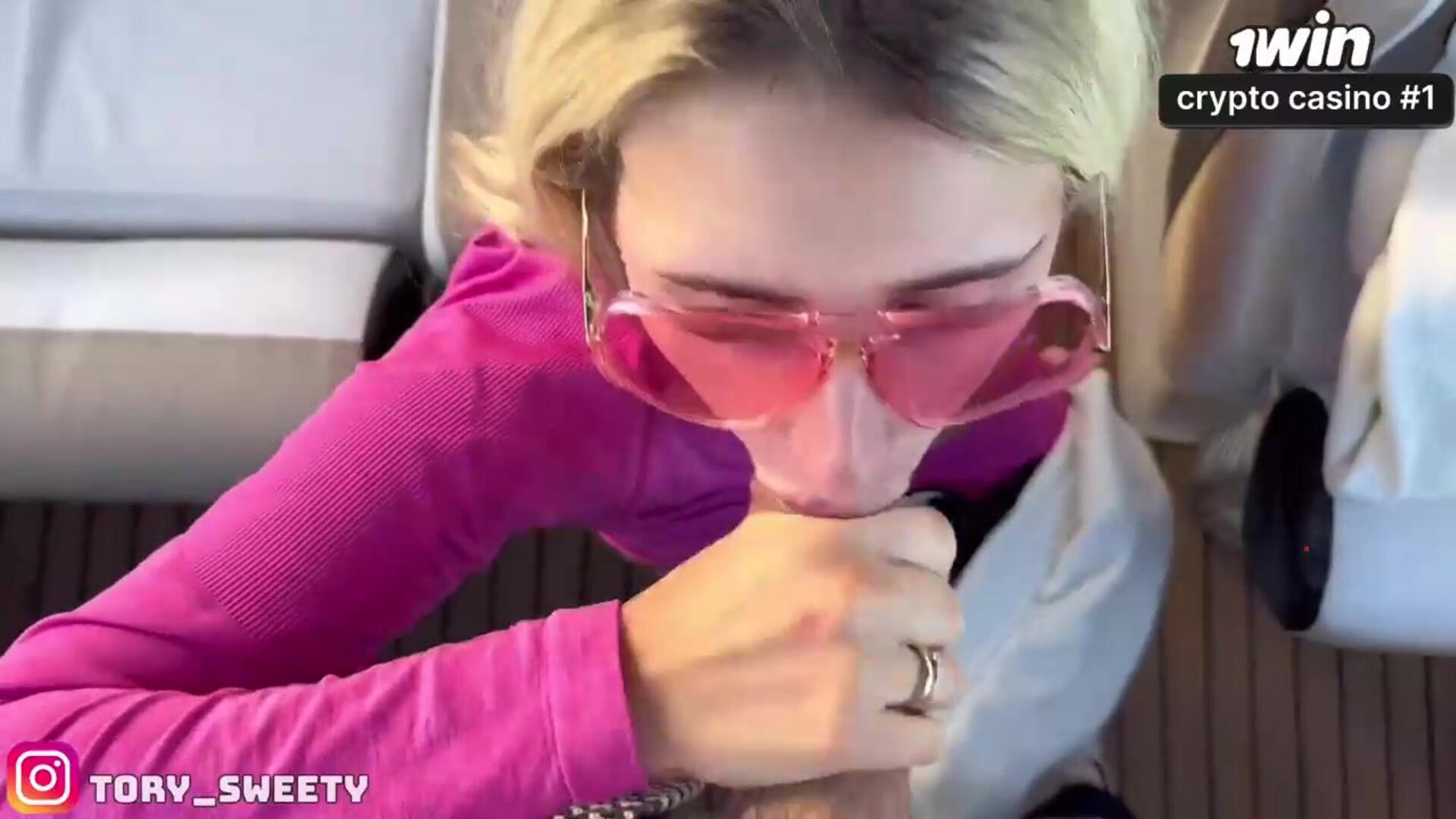 Captain's amazing risky boat fuck. Hot platinum blonde gets stuffed with massive dick - big dick tight pussy - cum in mouth - cum swallow - babe - hot blonde - reality - real couple homemade - hard fast fuck - outdoor sex - boat fuck