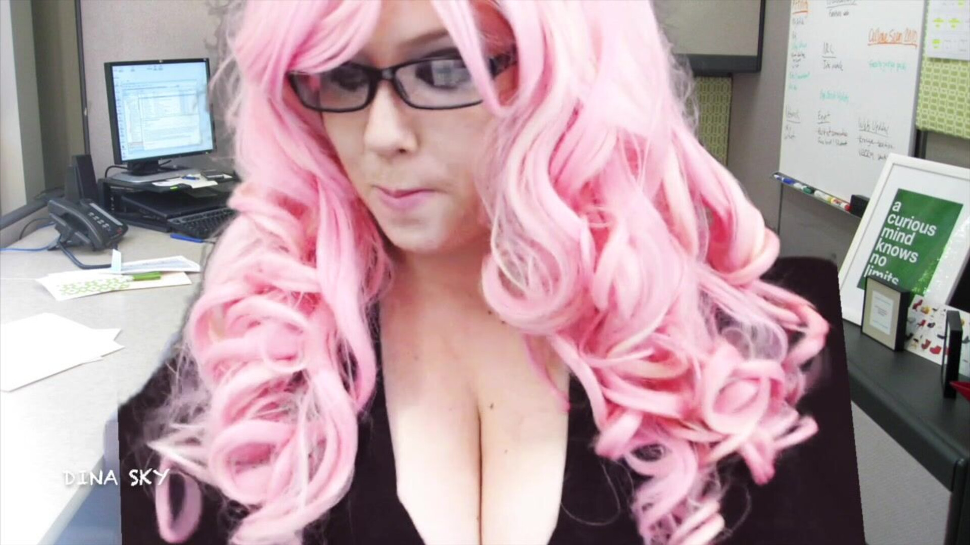 ClubDinaSky Fantasize Bad Dragon - amateur - solo - big tits
