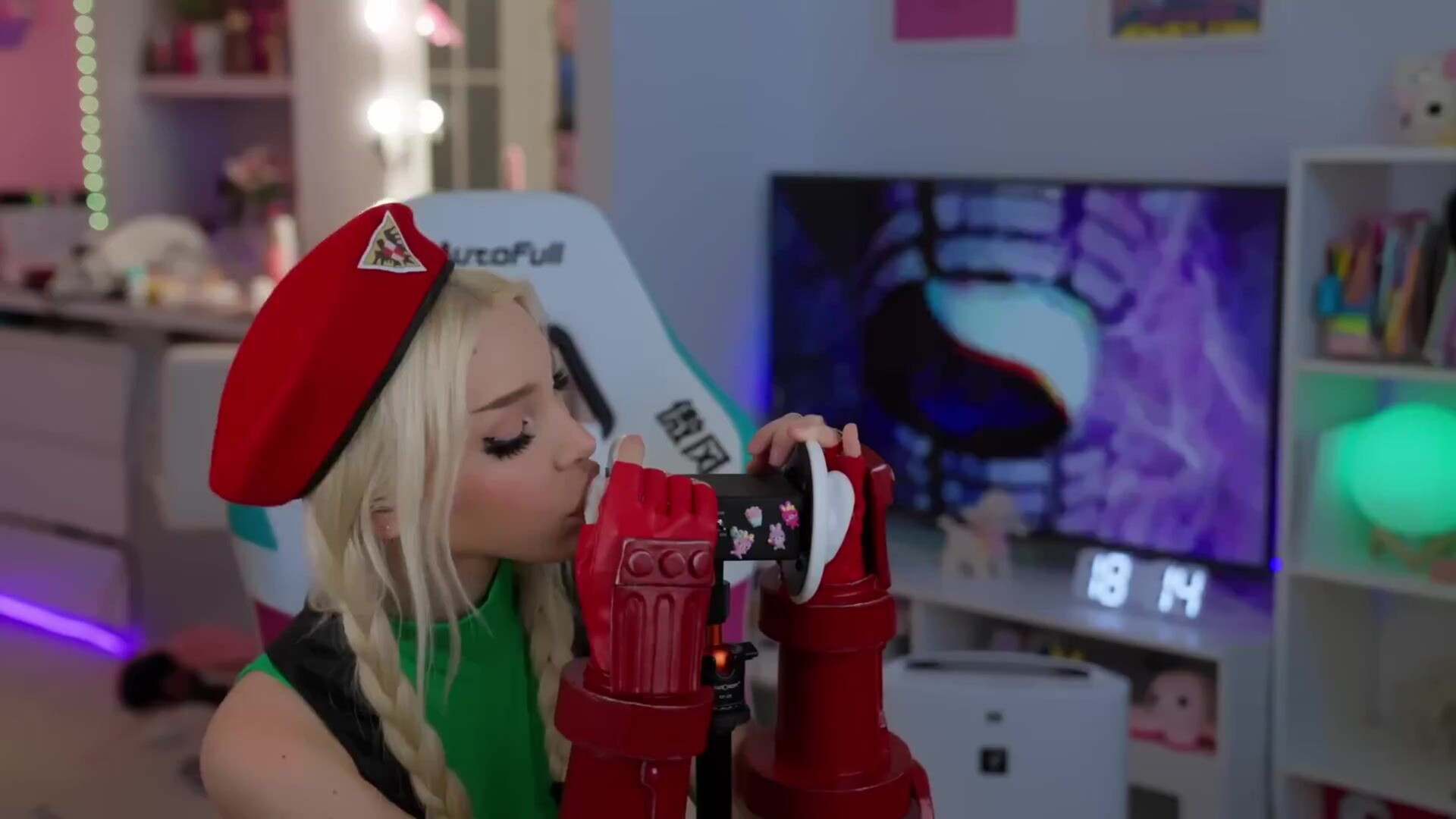 Cosplay ASMR Street Fighter Sammy White Alice Delish - asmr