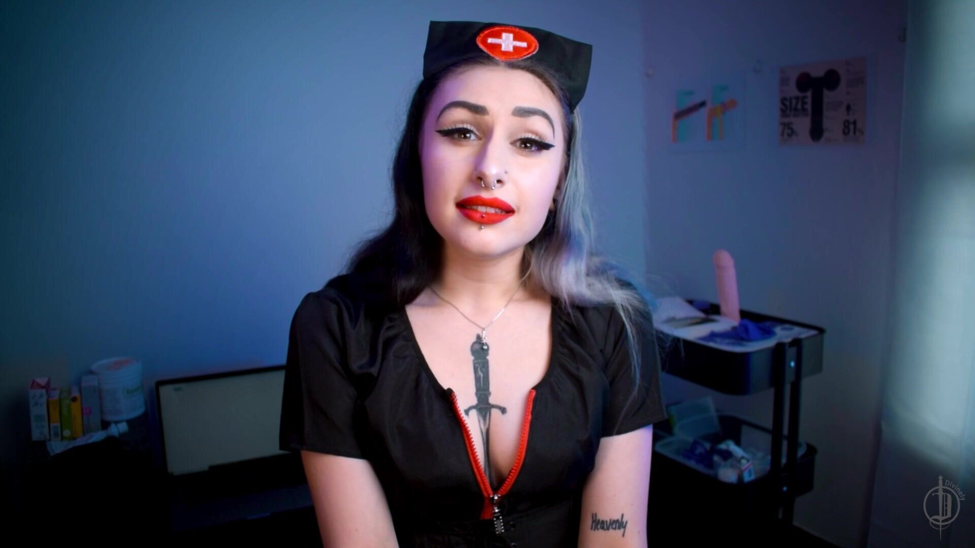 Divinely Nurse Medical Glove Handjob POV - solo - toys - amateur